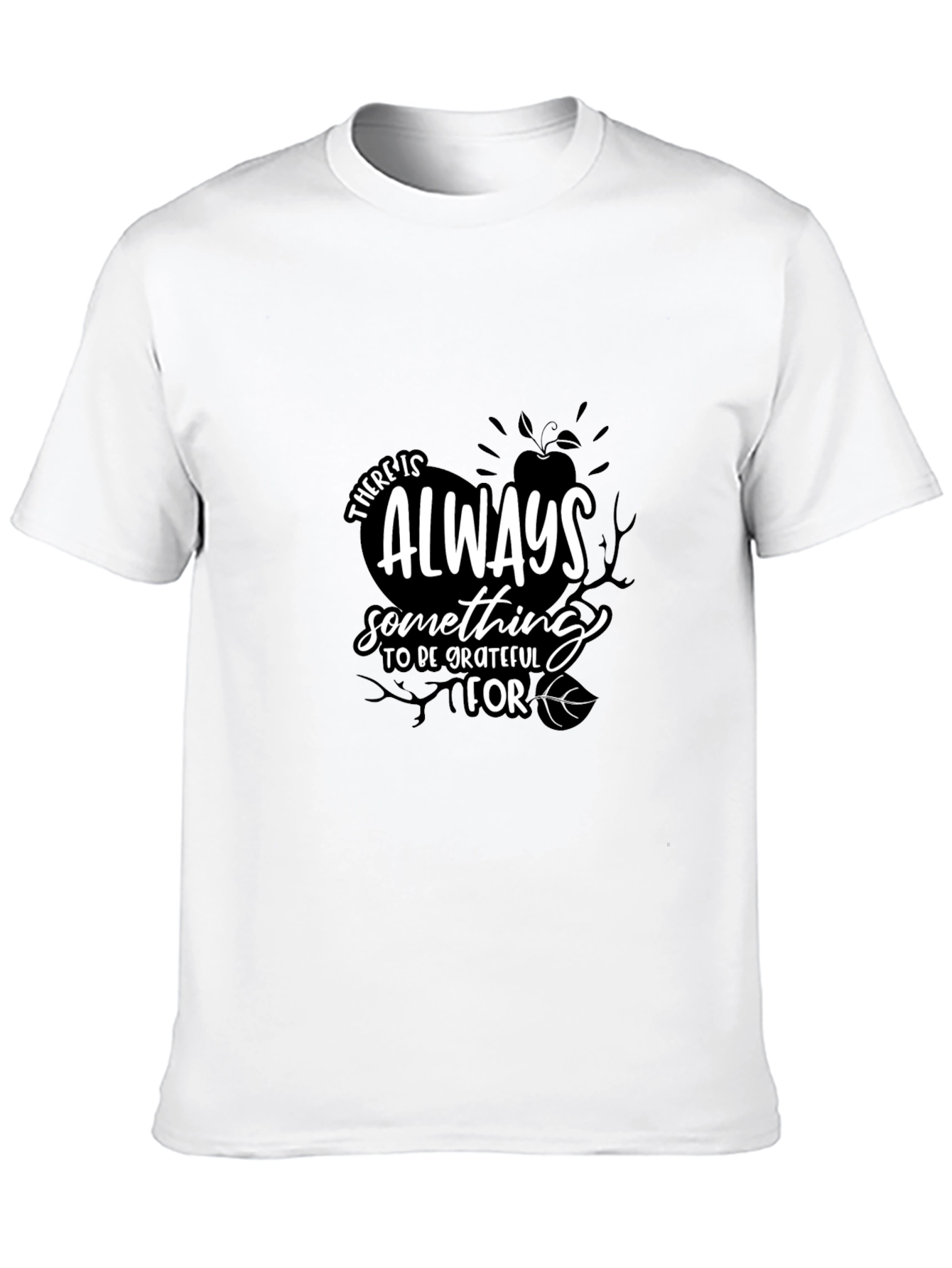 Grateful Black Graphic Tee | Soft Cotton Blend T-Shirt