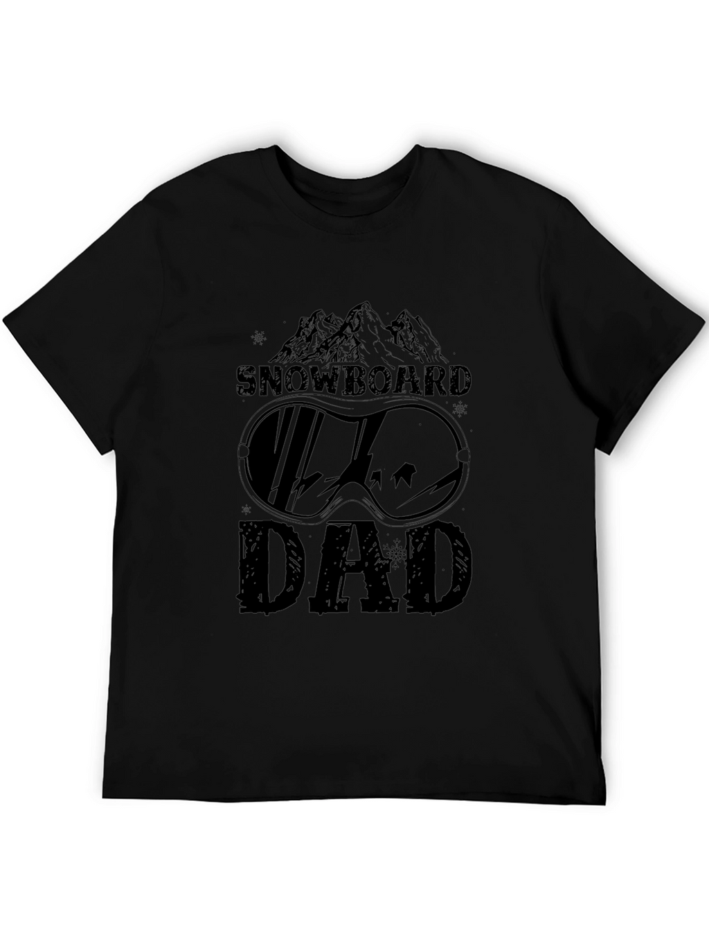 Snowboard Dad T-Shirt - Mountain Graphic Tee
