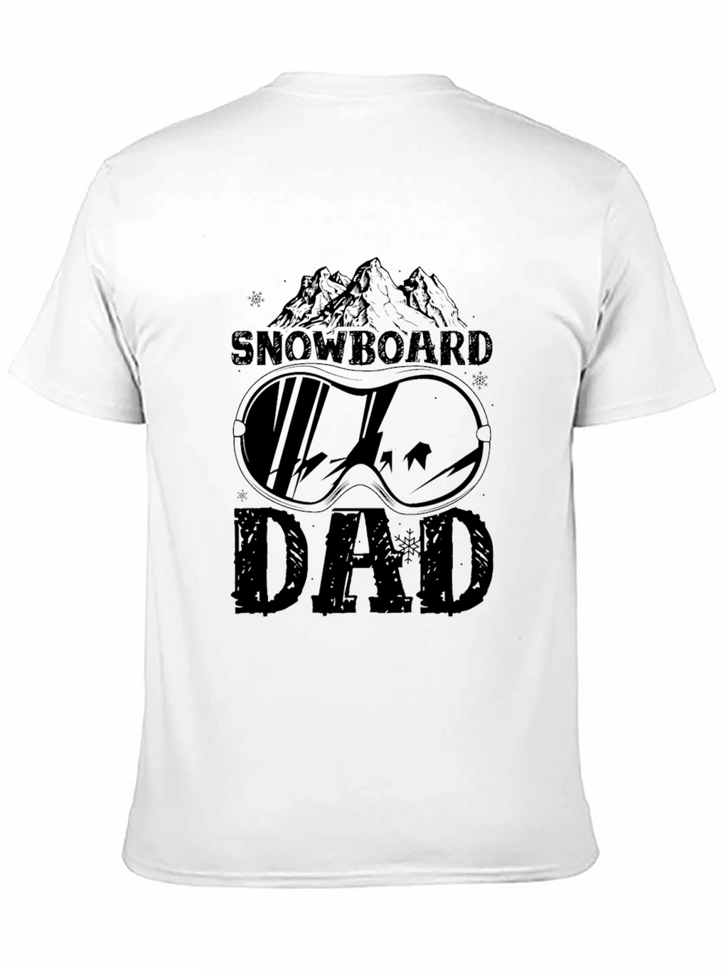 Snowboard Dad T-Shirt - Mountain Graphic Tee
