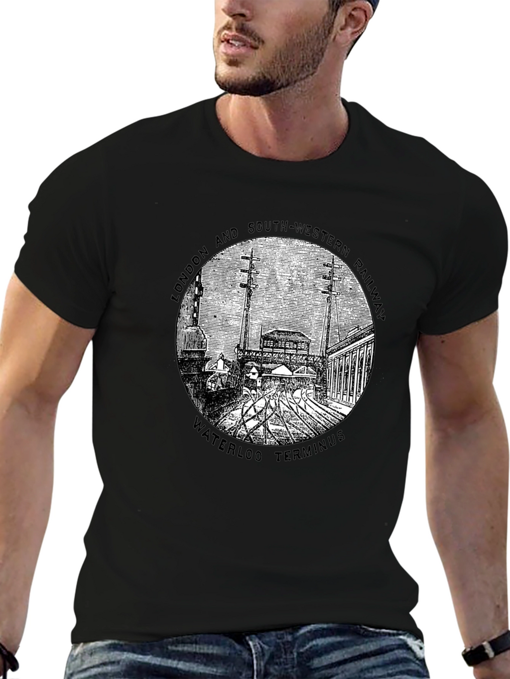 London Waterloo Terminus Graphic T-Shirt