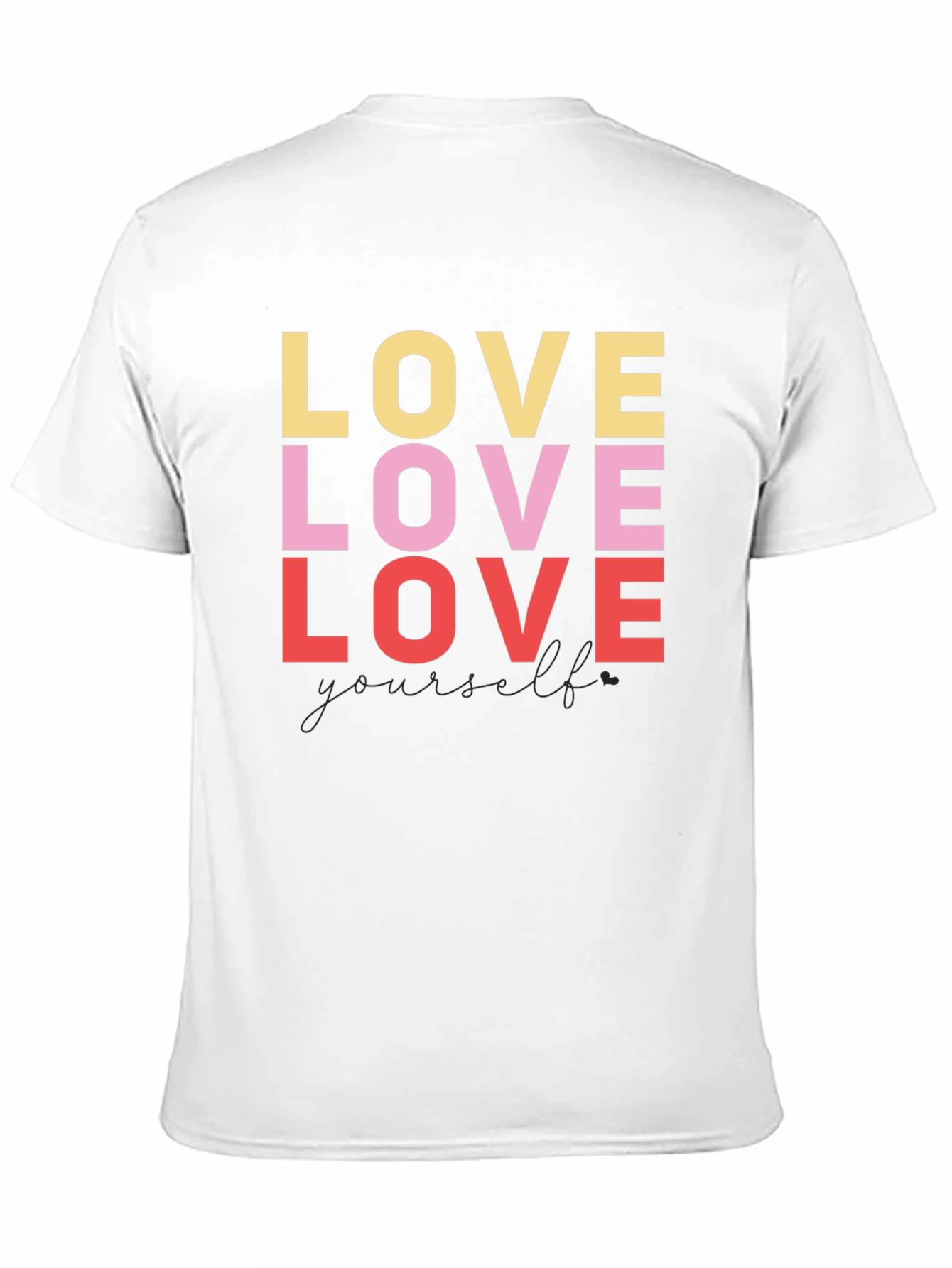 Love Yourself Graphic Tee - Black