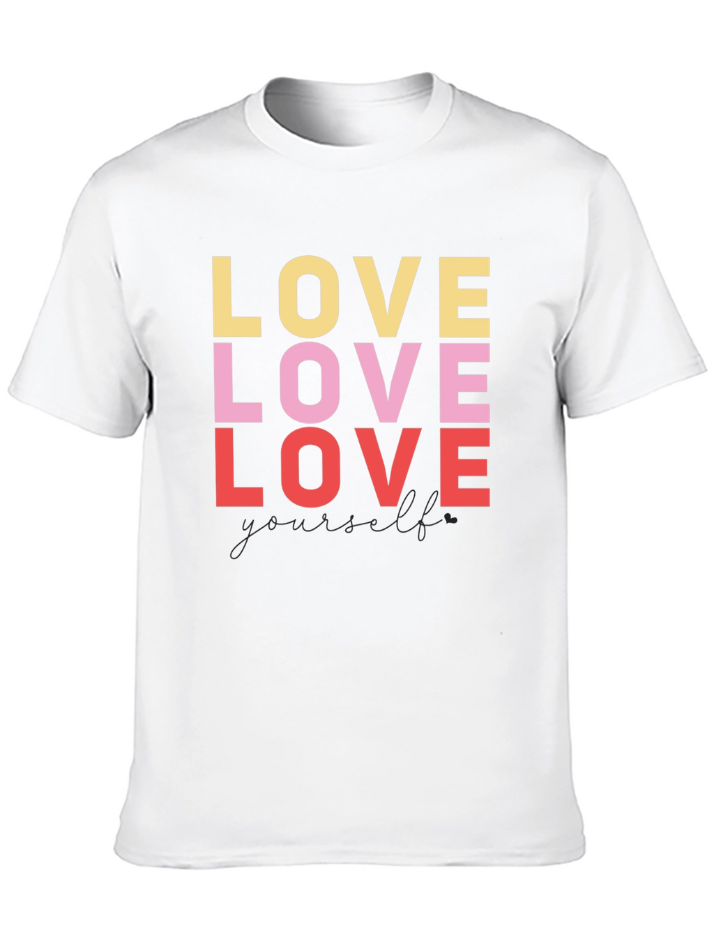 Love Yourself Graphic Tee - Black