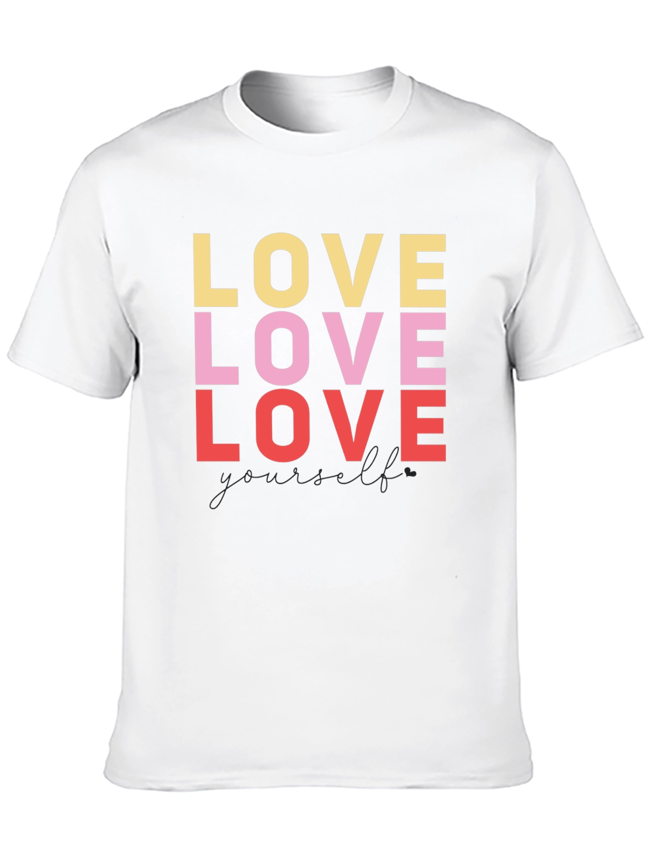 Love Yourself Graphic Tee - Black