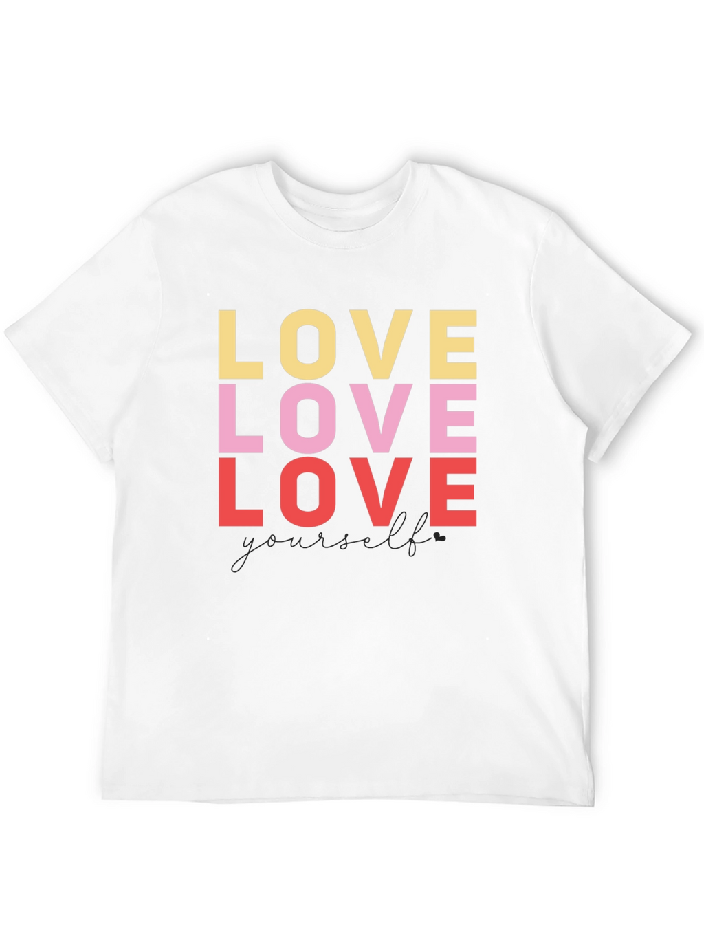Love Yourself Graphic Tee - Black