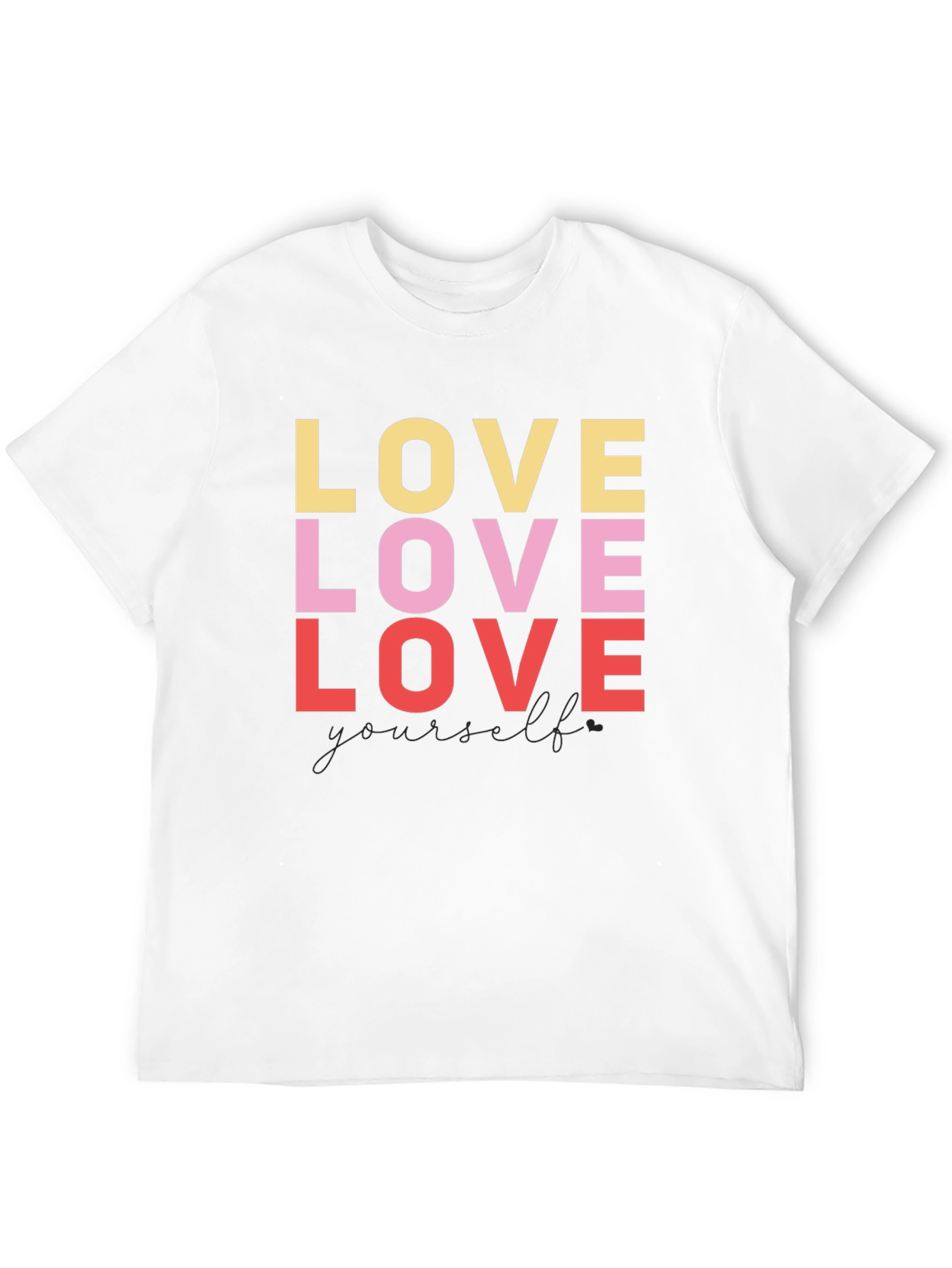 Love Yourself Graphic Tee - Black