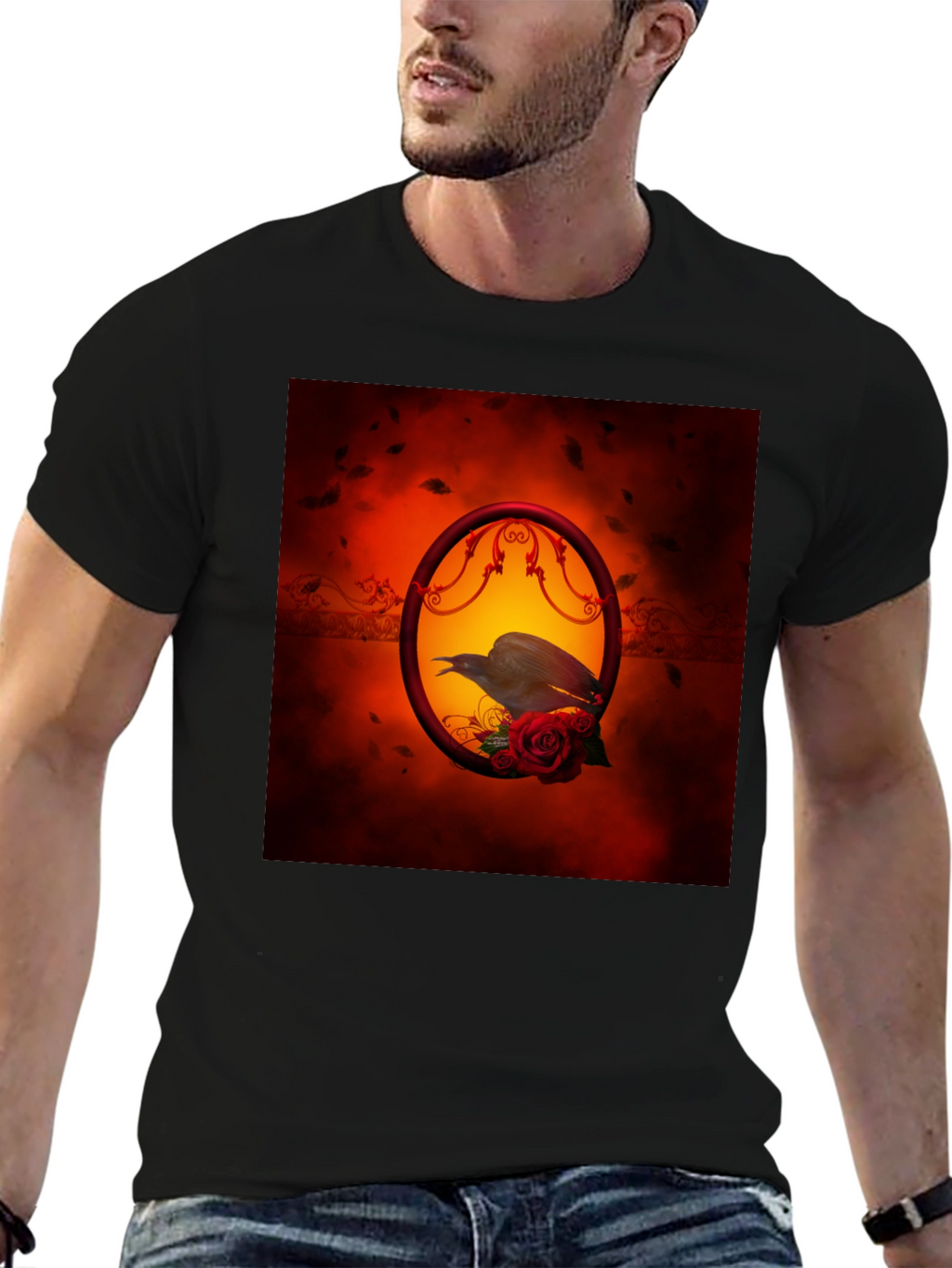 Raven and Rose Graphic Tee