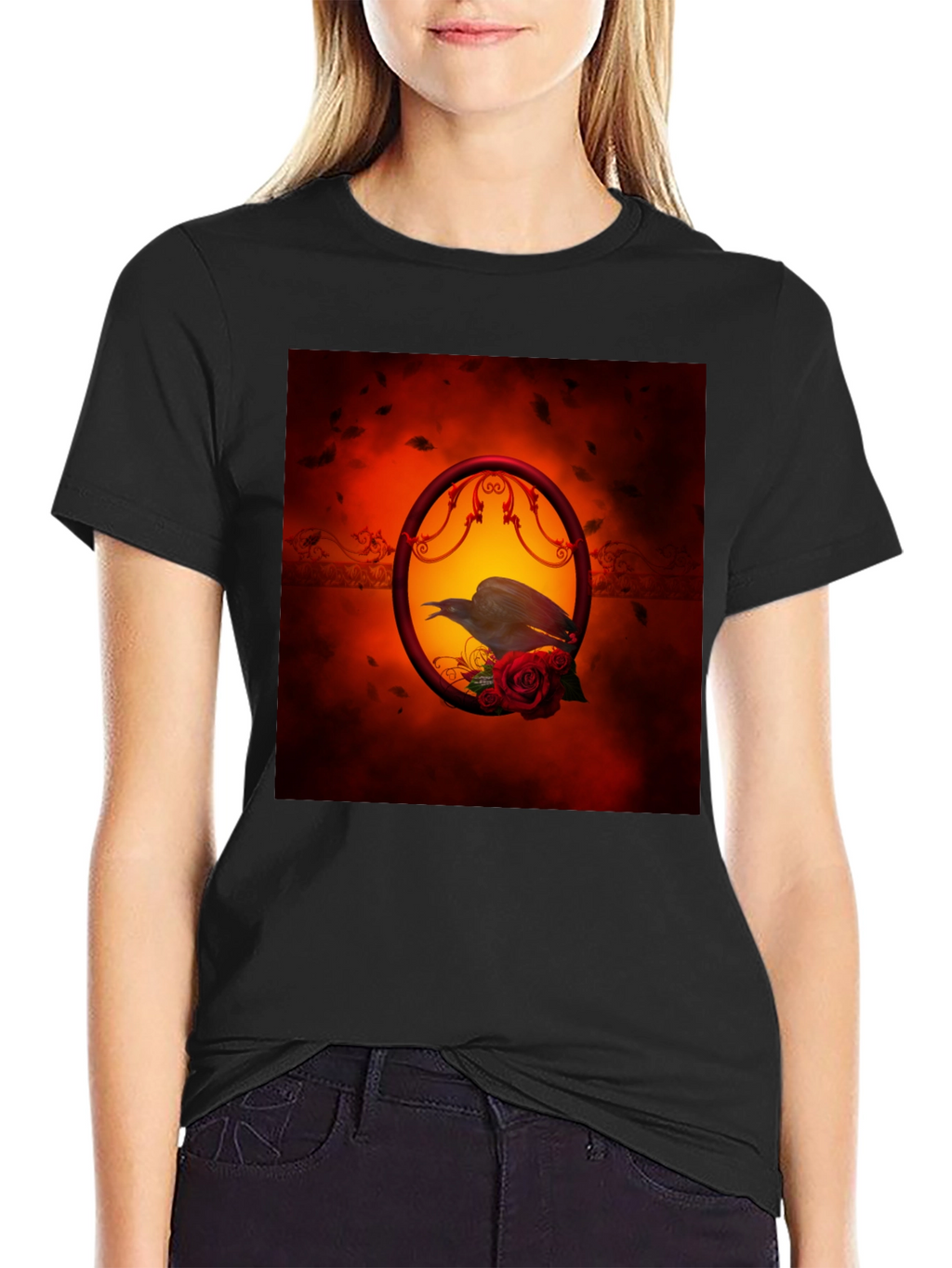 Raven and Rose Graphic Tee