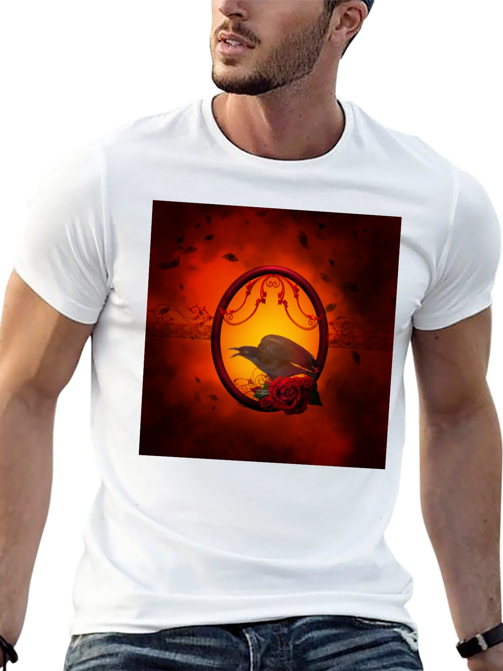 Raven and Rose Graphic Tee