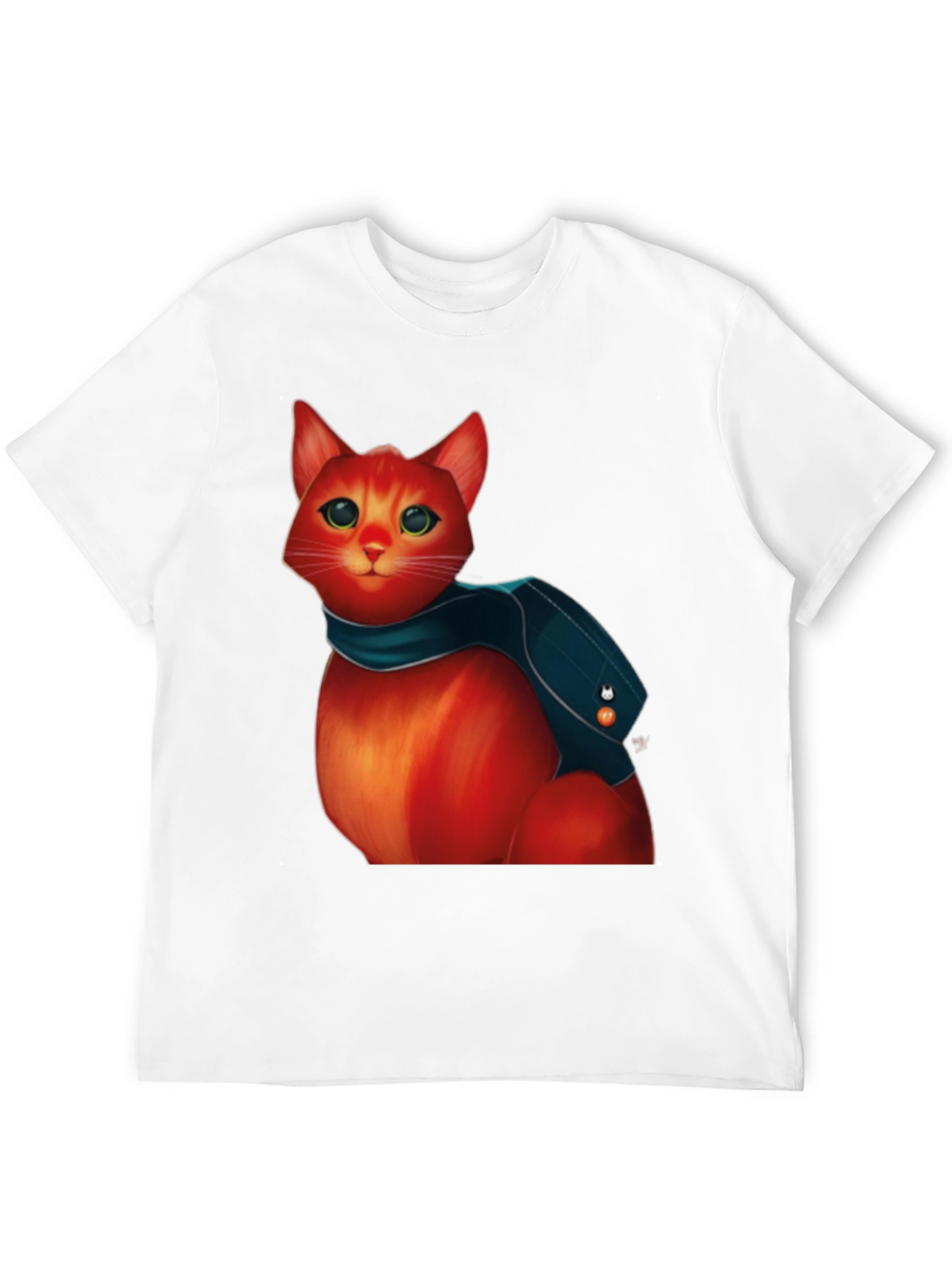 Cat Graphic Tee - Urban Style