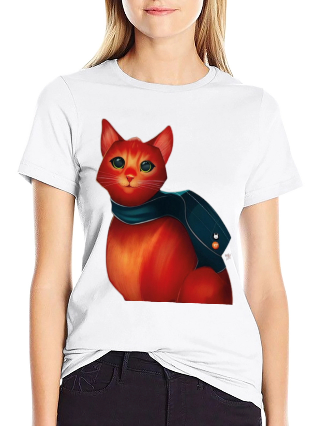 Cat Graphic Tee - Urban Style