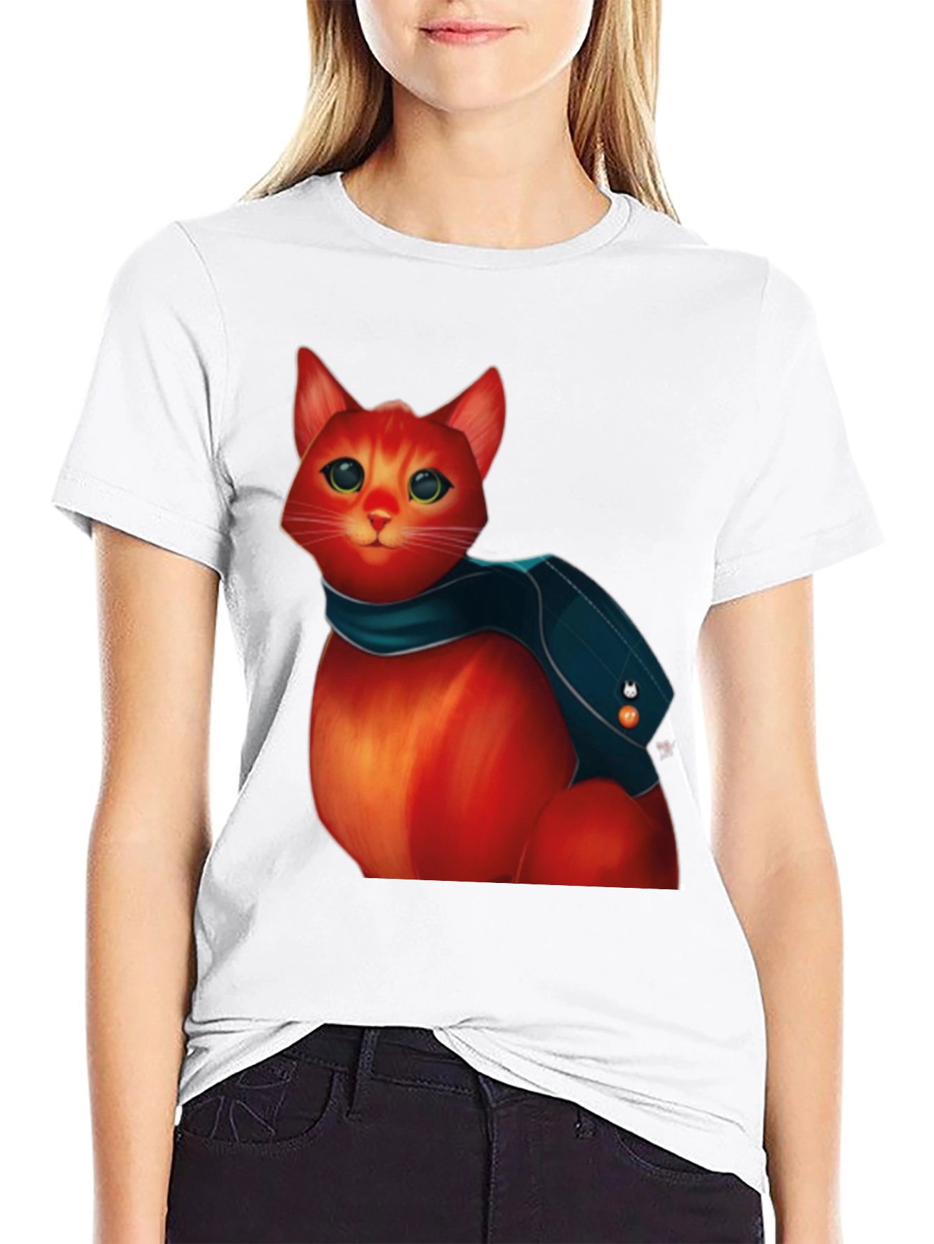 Cat Graphic Tee - Urban Style