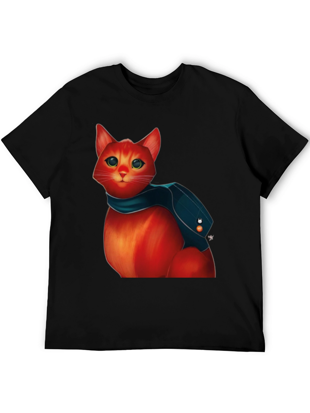 Cat Graphic Tee - Urban Style