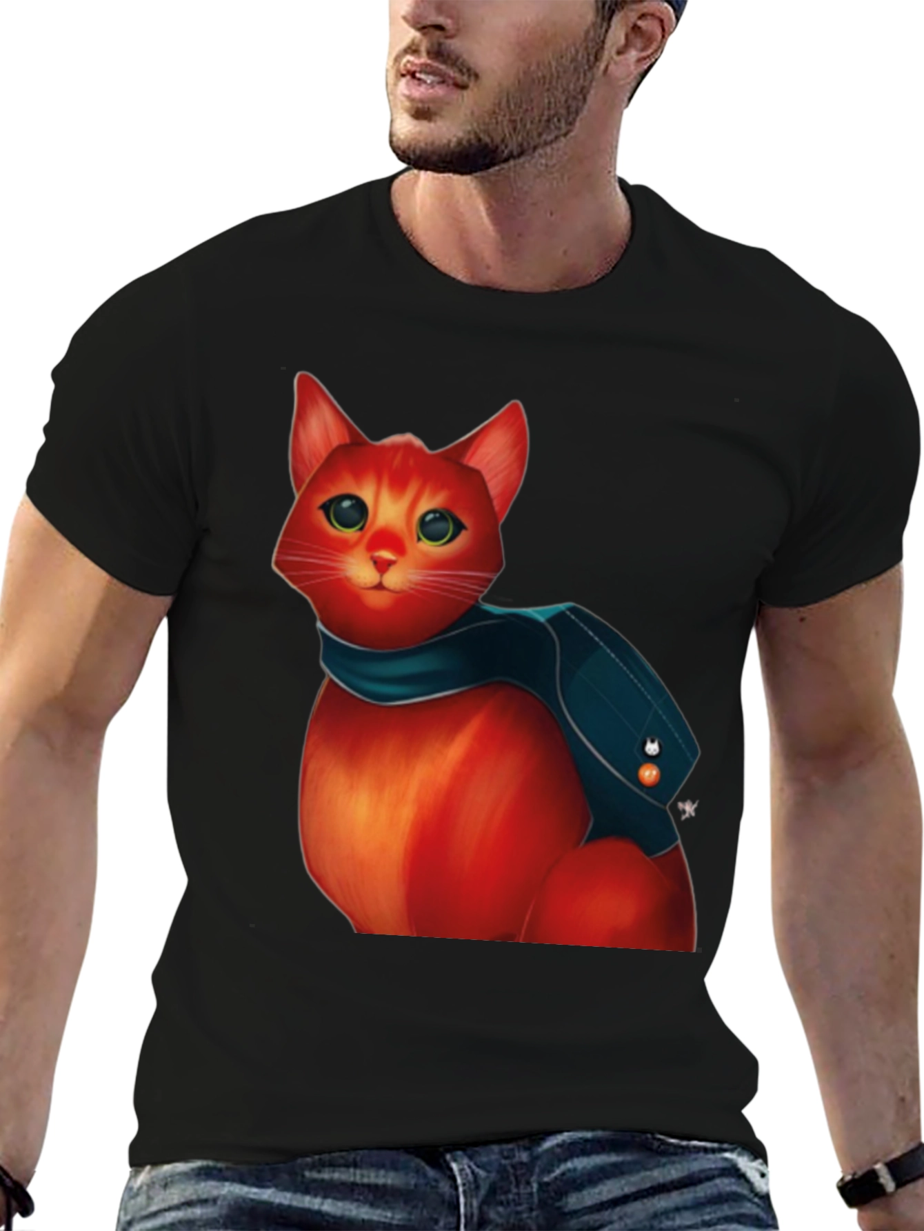 Cat Graphic Tee - Urban Style