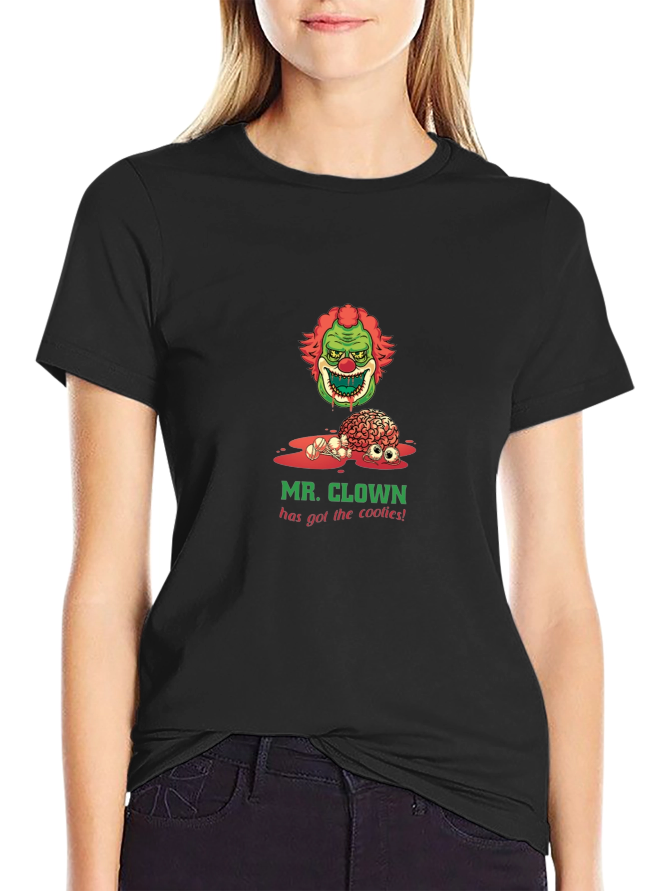 Creepy Clown T-Shirt: Mr. Clown Has Got The Coolies