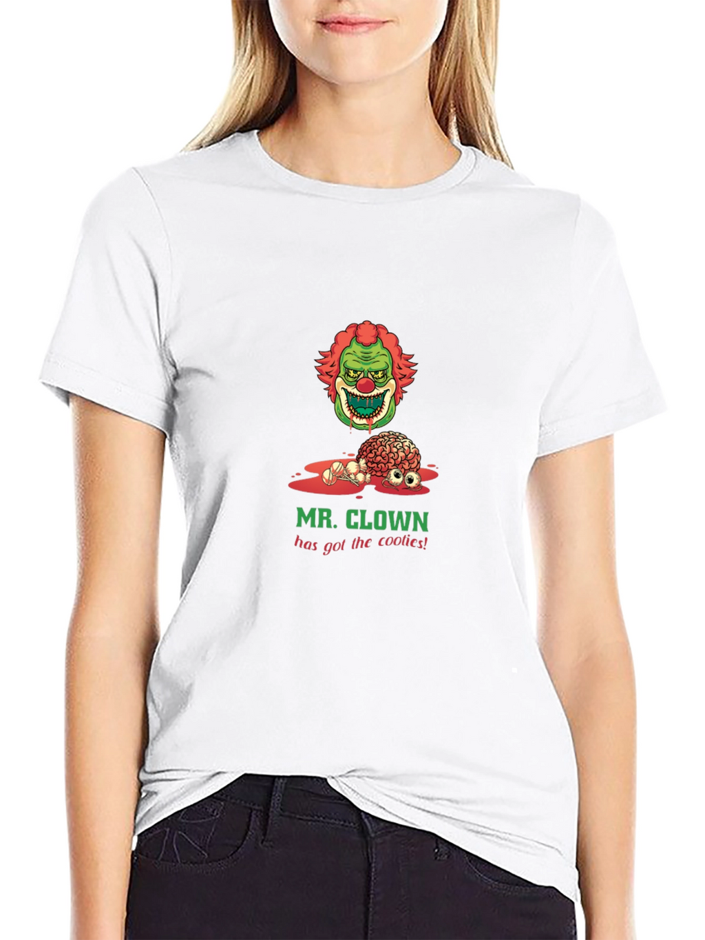 Creepy Clown T-Shirt: Mr. Clown Has Got The Coolies