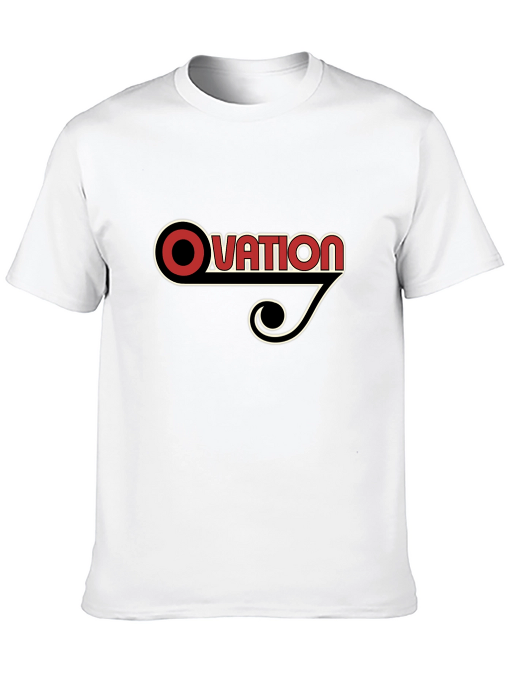 Ovation Retro Graphic Tee - Black