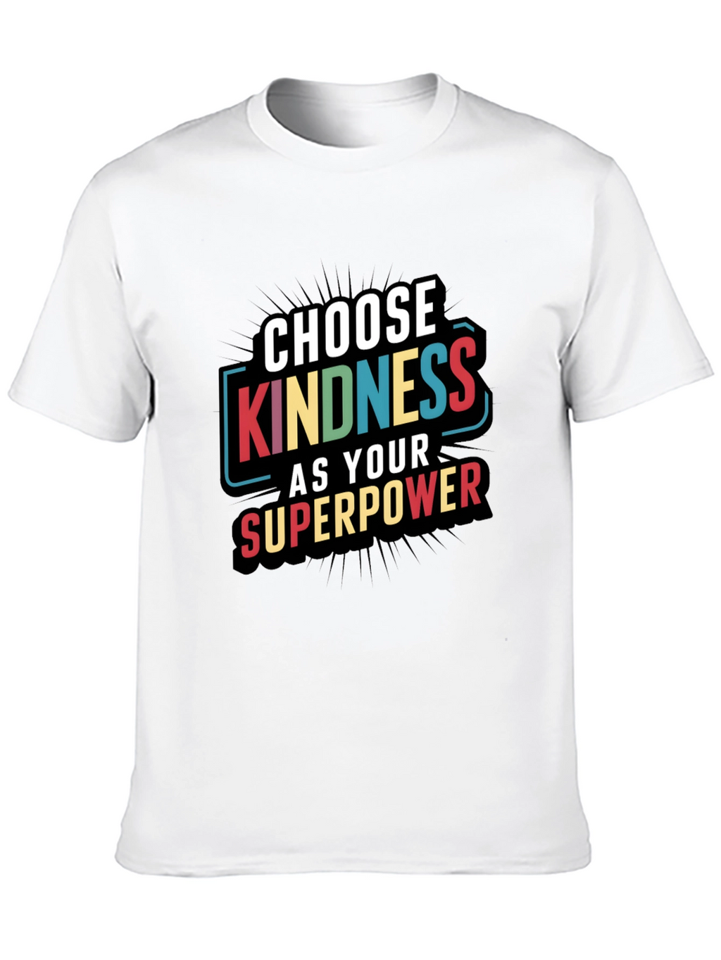Kindness Superpower Black T-Shirt