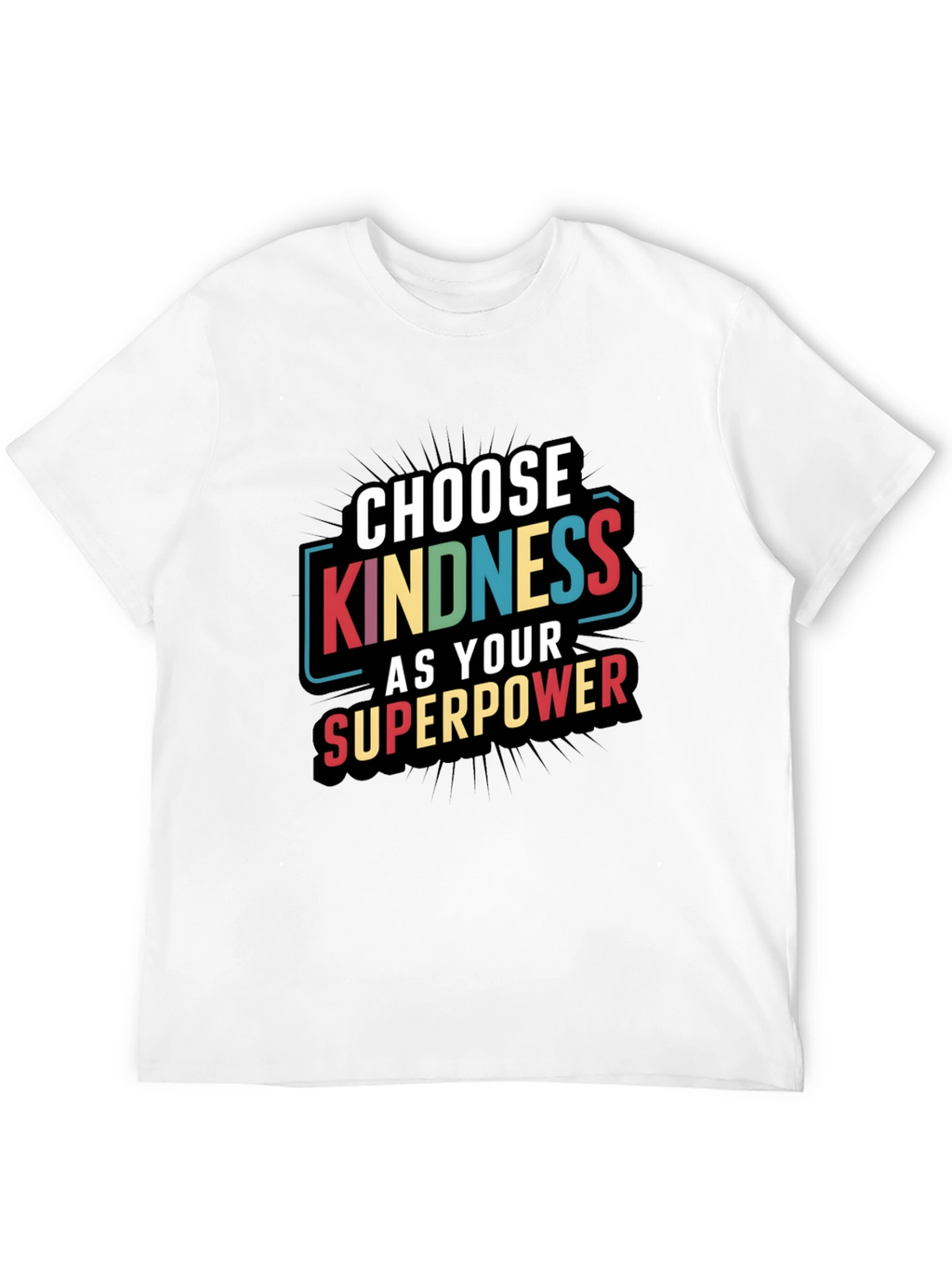 Kindness Superpower Black T-Shirt