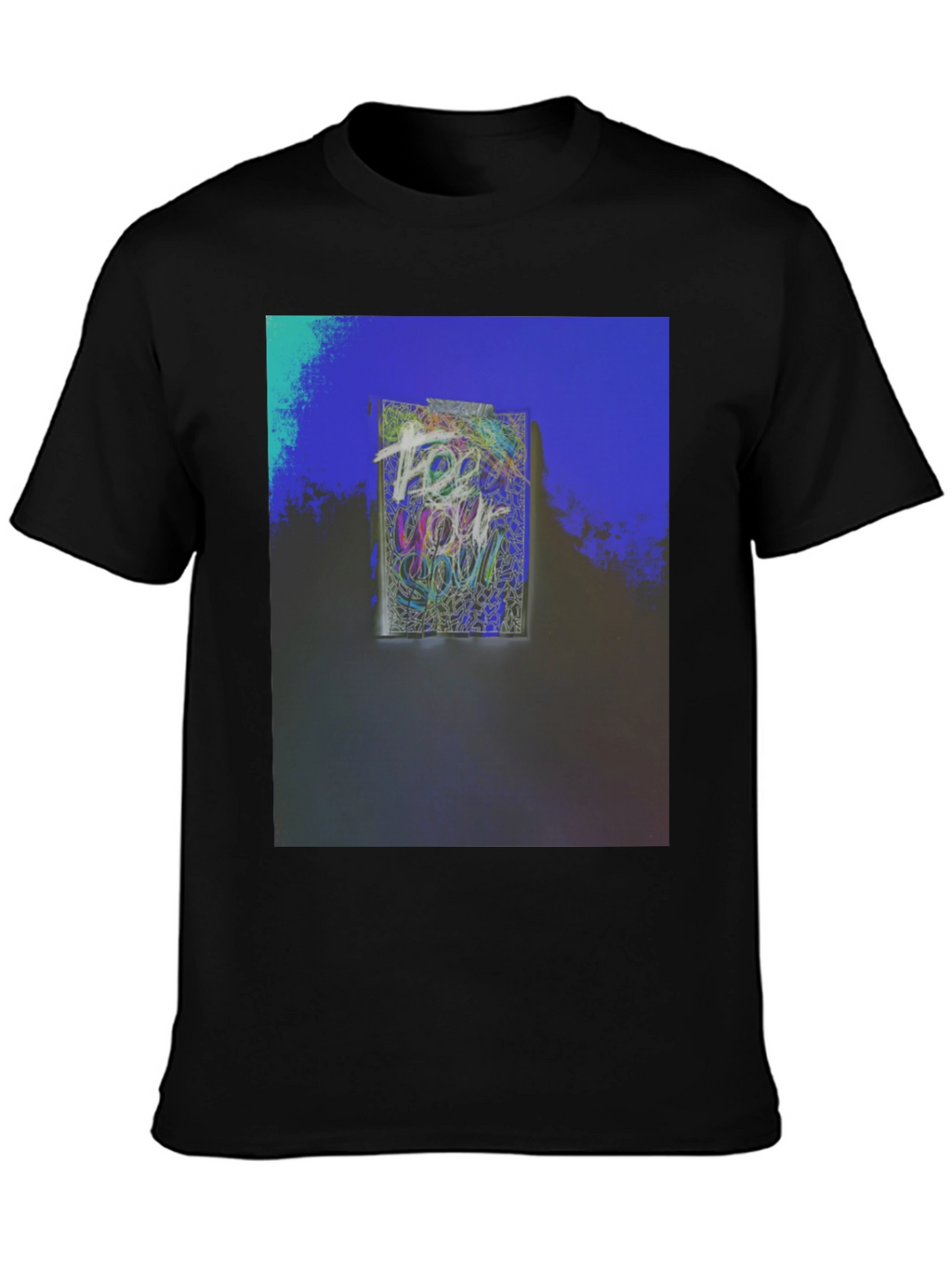 Abstract Graphic Tee - Artistic Soul Design
