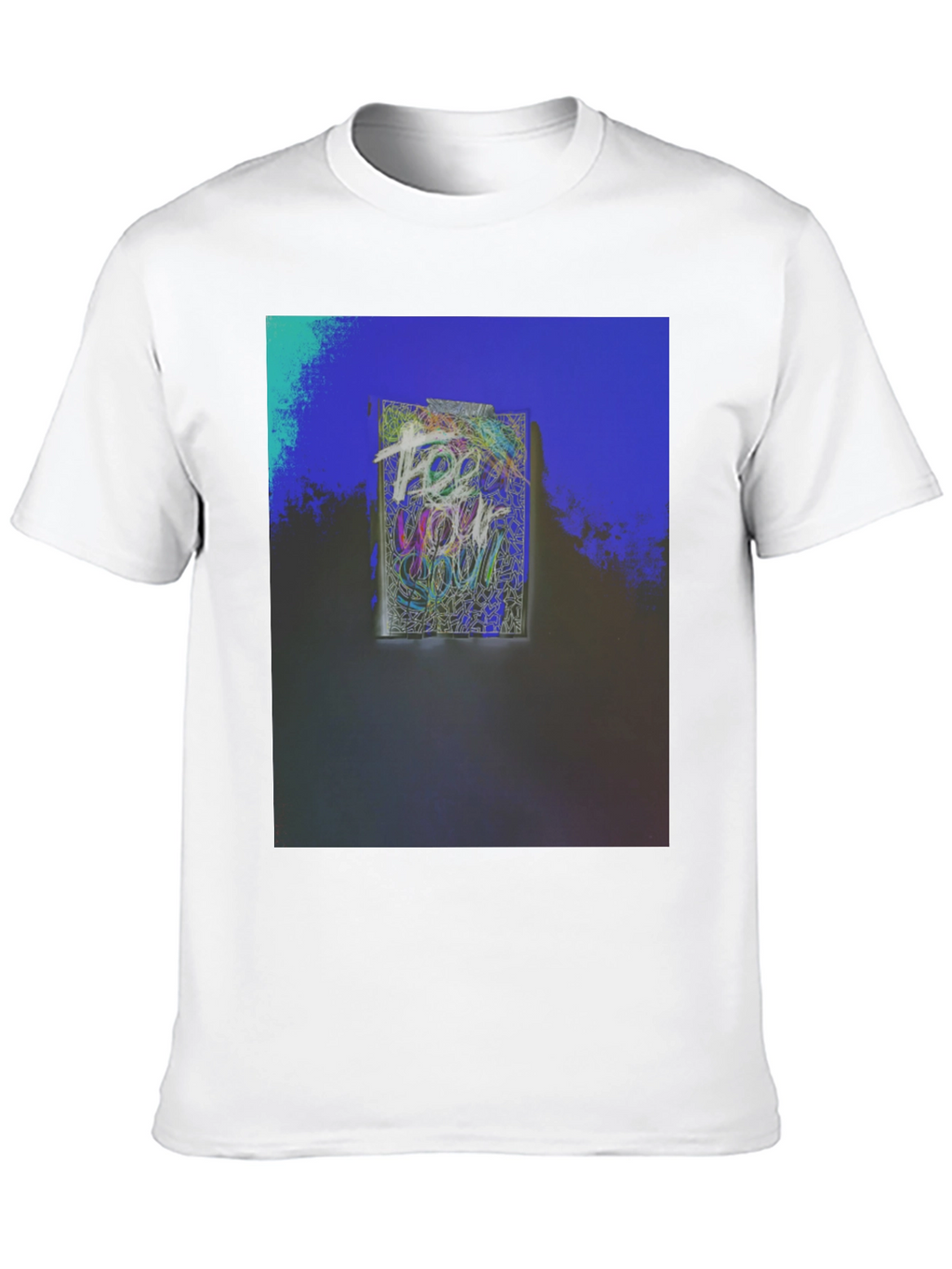 Abstract Graphic Tee - Artistic Soul Design