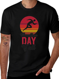 Marathon Day Yall Running Graphic Tee