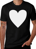 Heart Graphic T-Shirt - Soft Cotton Blend