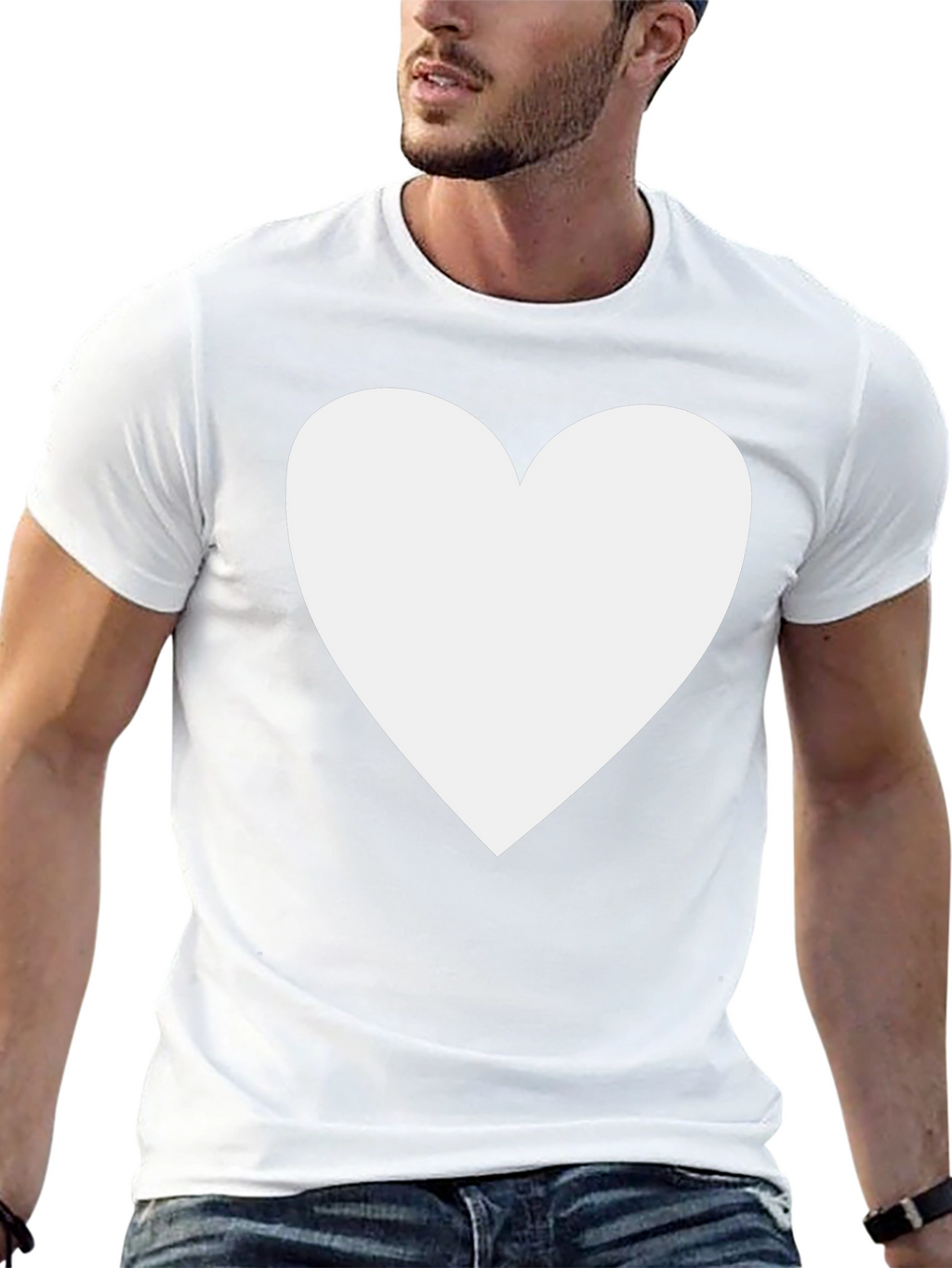 Heart Graphic T-Shirt - Soft Cotton Blend