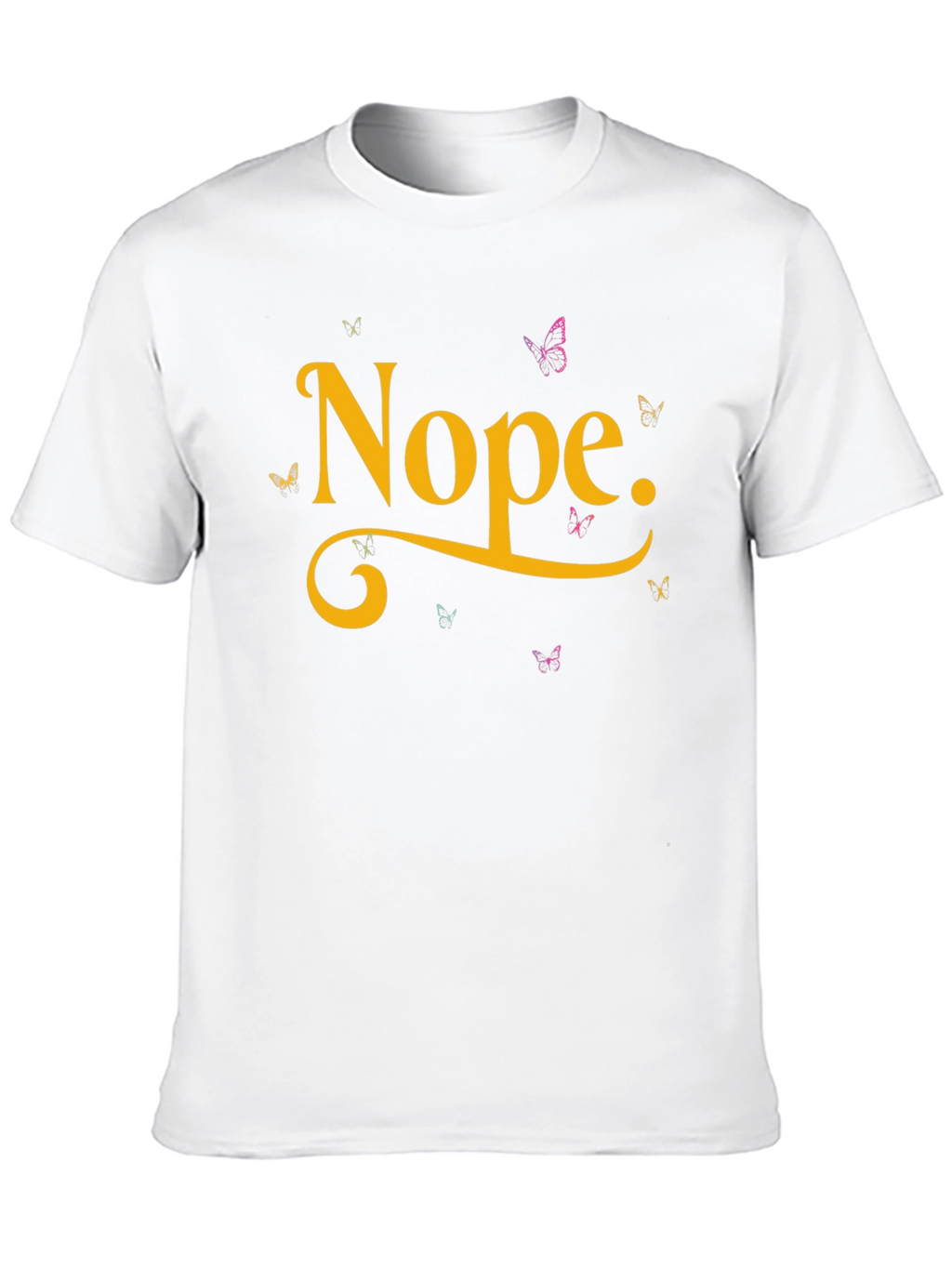 Nope Butterfly Graphic Tee