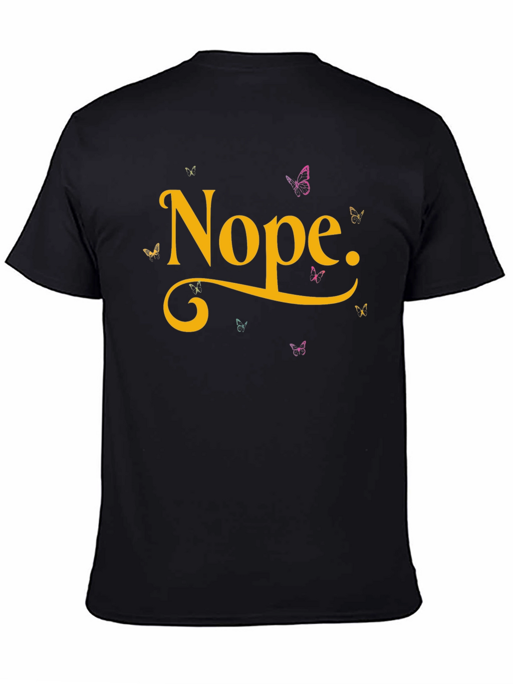 Nope Butterfly Graphic Tee