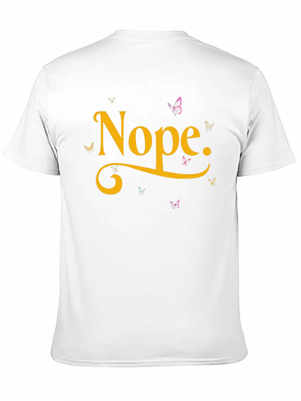 Nope Butterfly Graphic Tee
