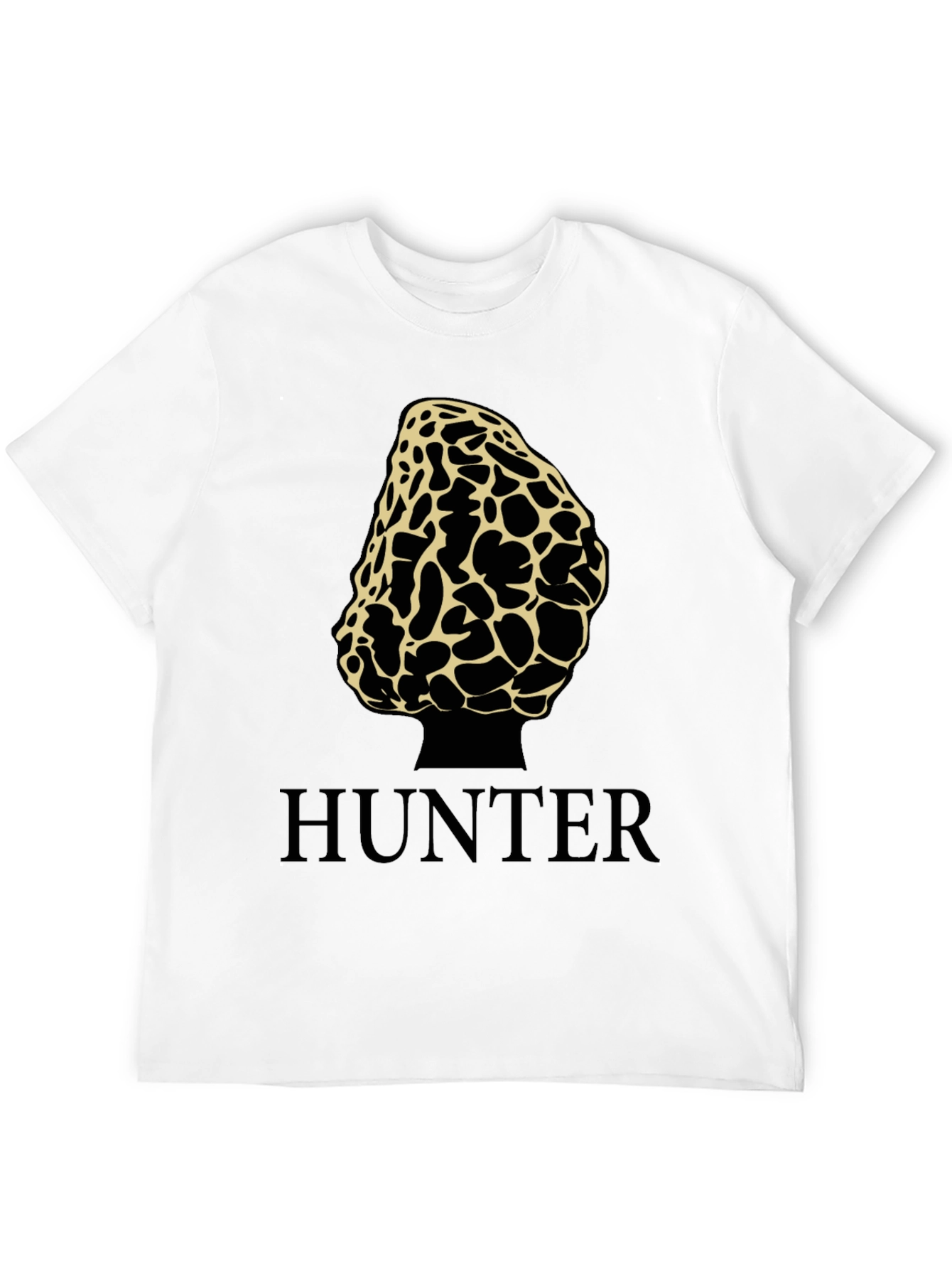 Morel Mushroom Hunter T-Shirt - Black