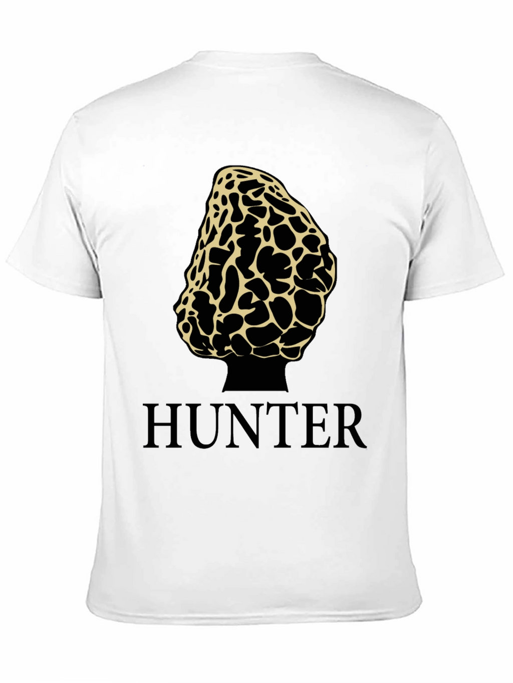 Morel Mushroom Hunter T-Shirt - Black