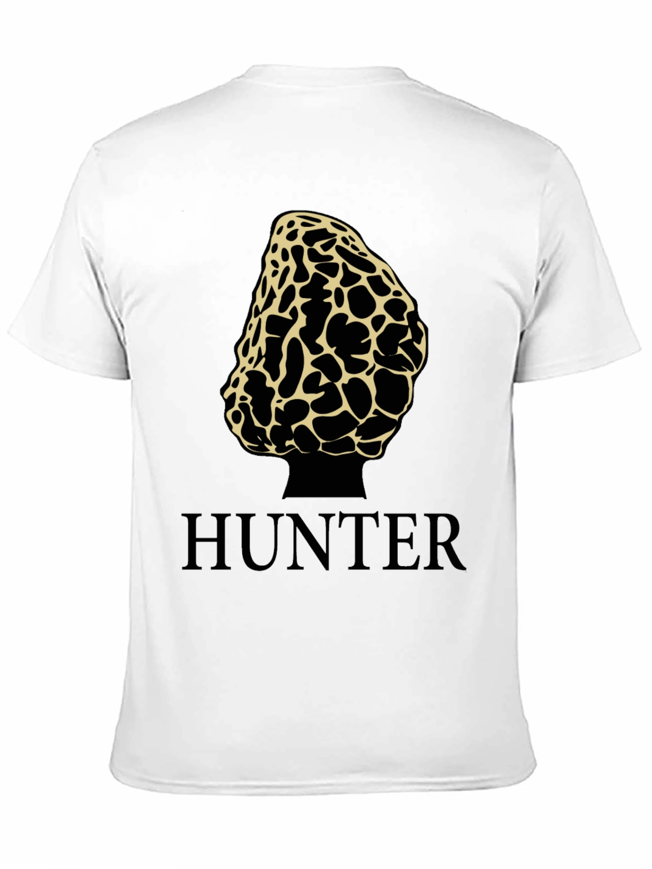 Morel Mushroom Hunter T-Shirt - Black