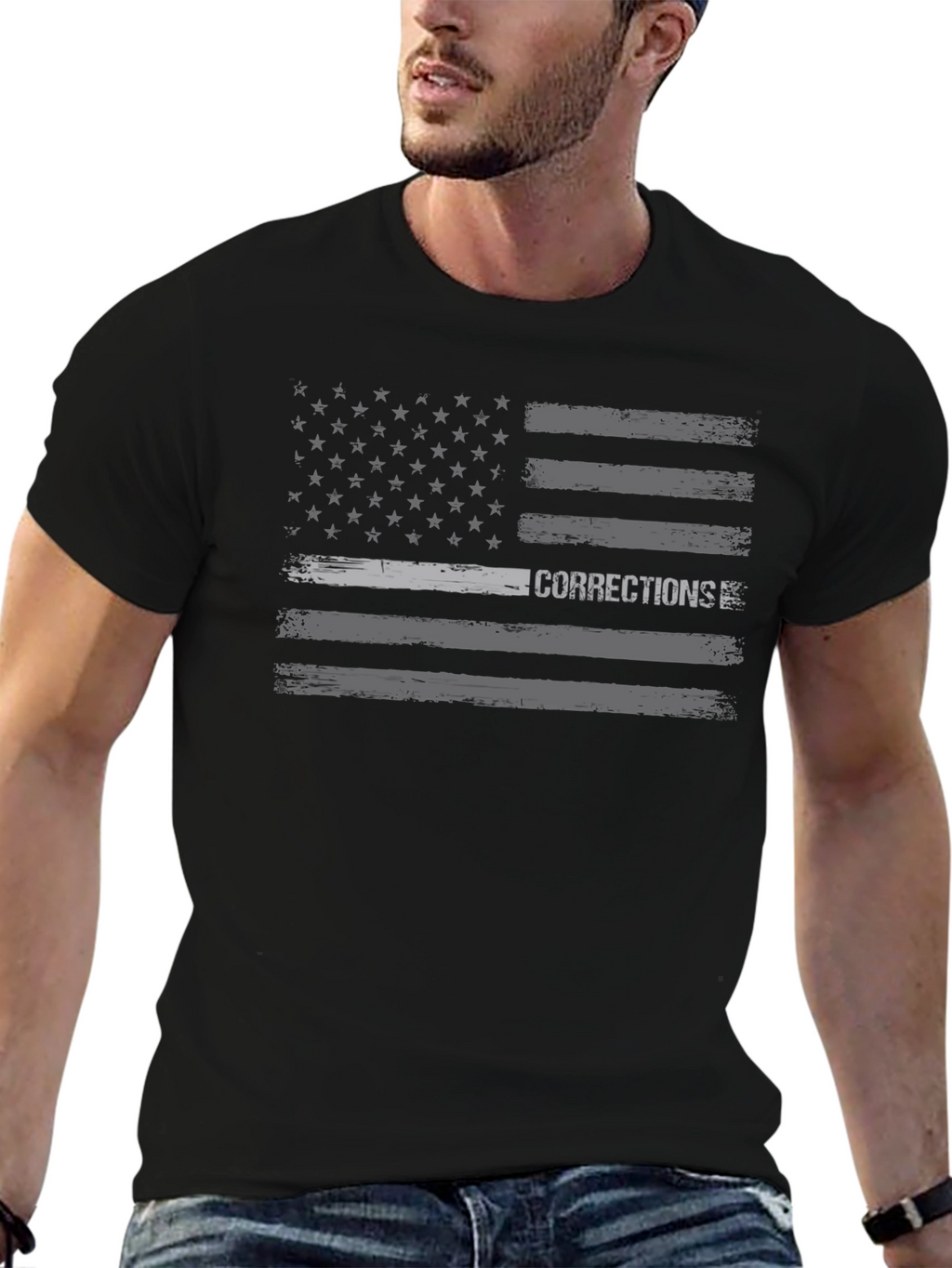 Corrections American Flag T-Shirt