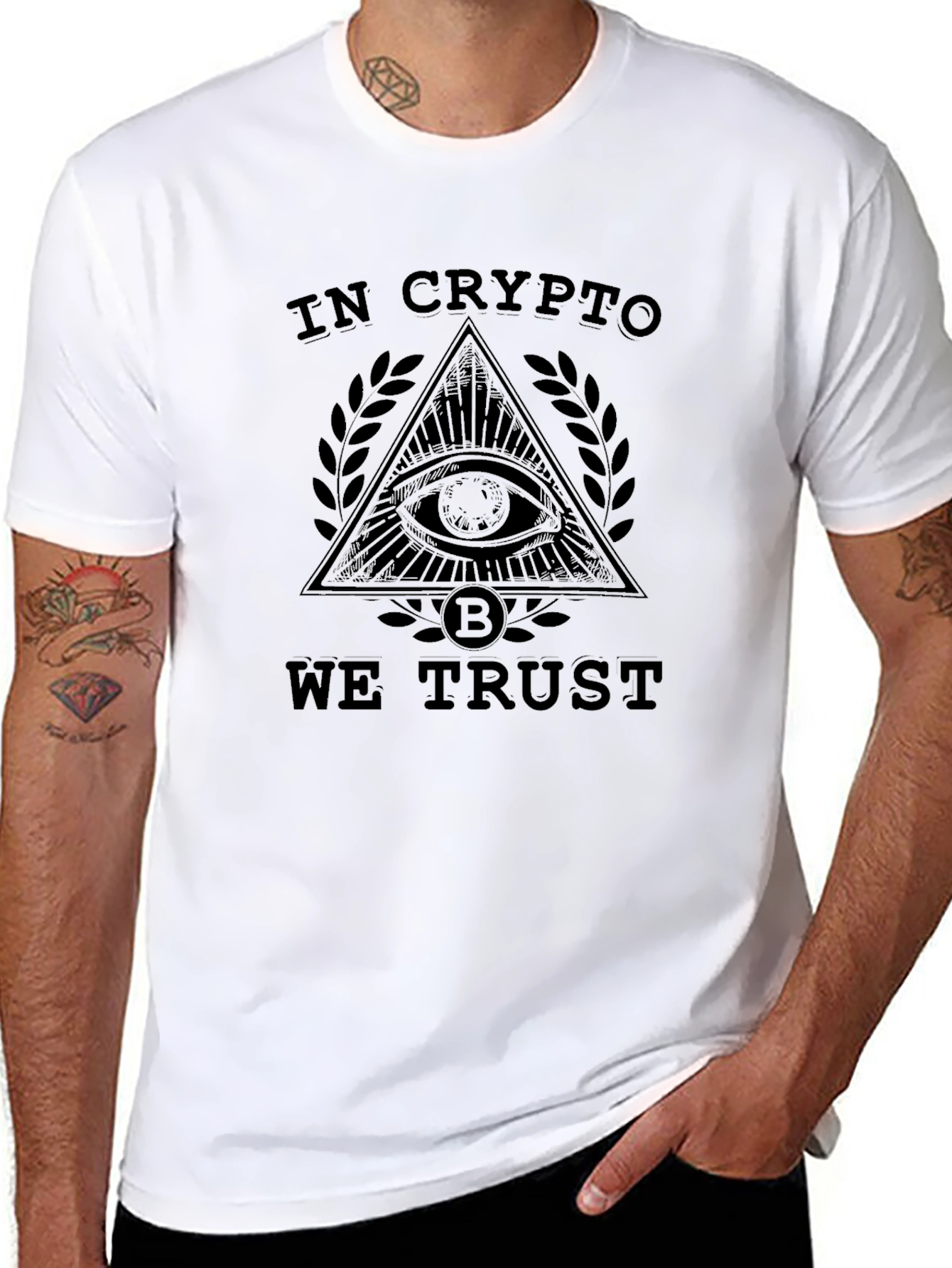 In Crypto We Trust T-Shirt - Black