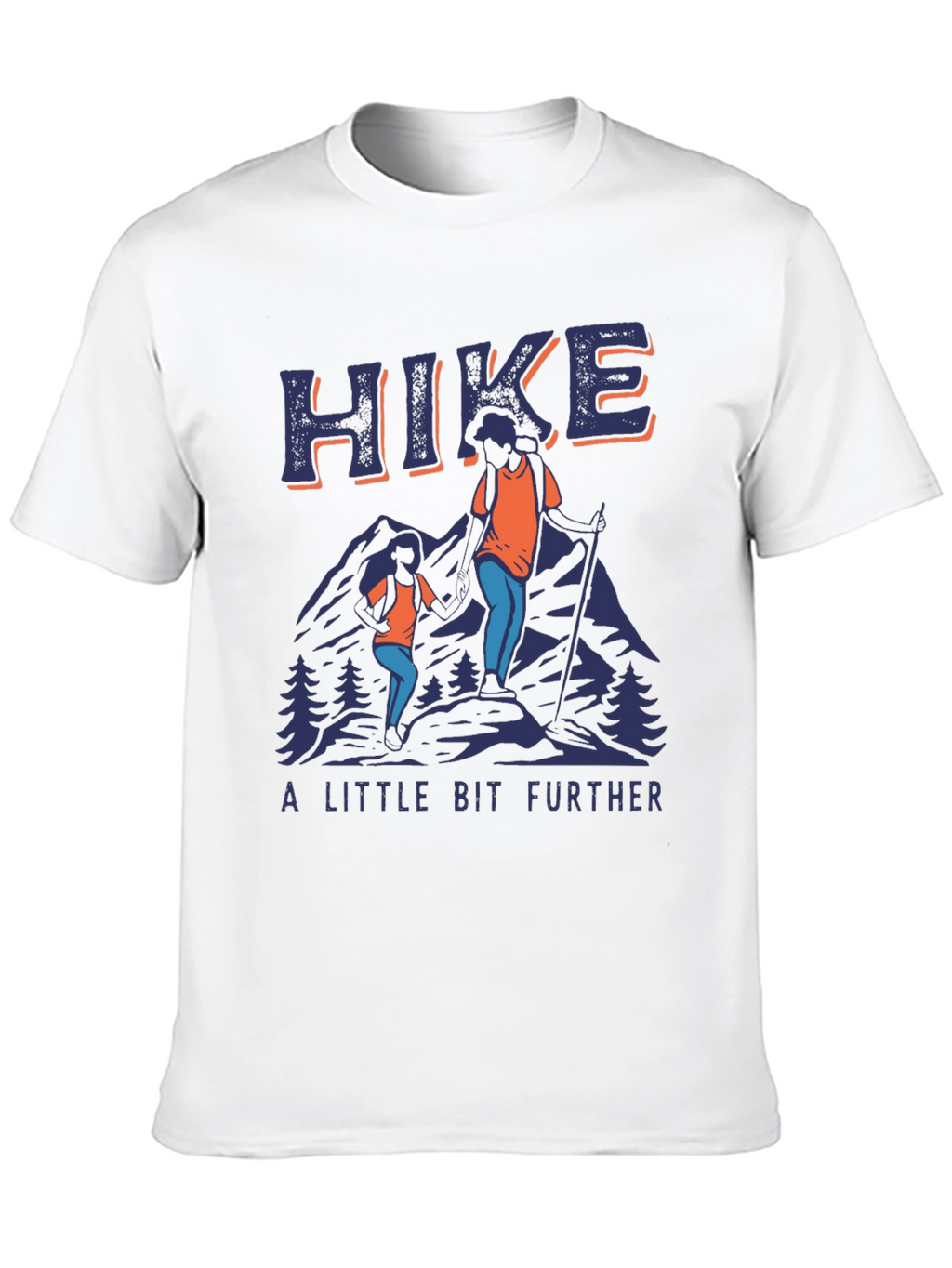 Hike Further T-Shirt - Mountain Adventure Tee