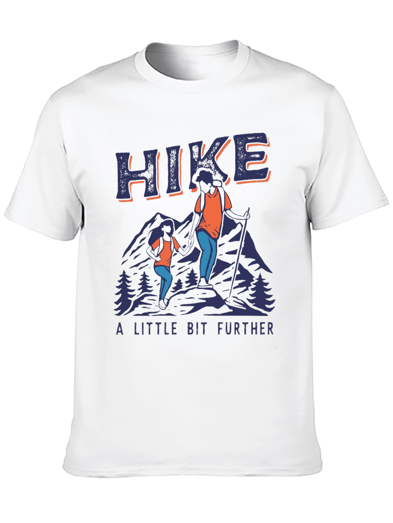 Hike Further T-Shirt - Mountain Adventure Tee