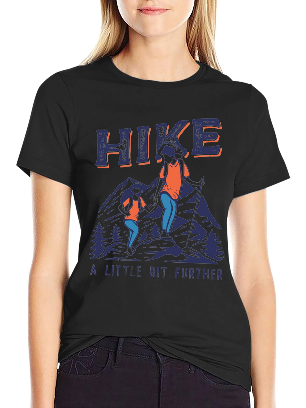 Hike Further T-Shirt - Mountain Adventure Tee