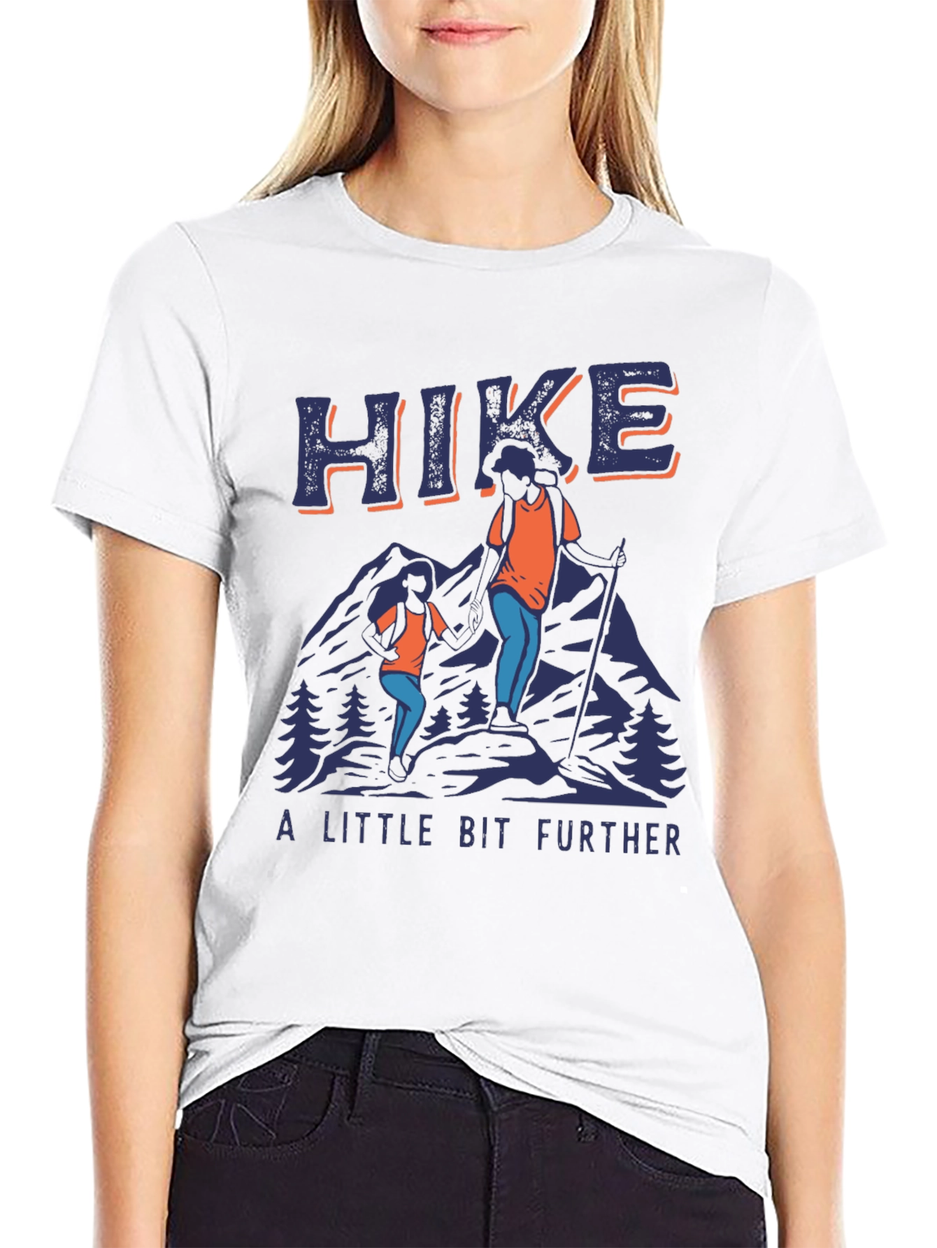 Hike Further T-Shirt - Mountain Adventure Tee