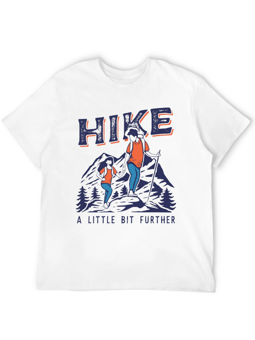 Hike Further T-Shirt - Mountain Adventure Tee