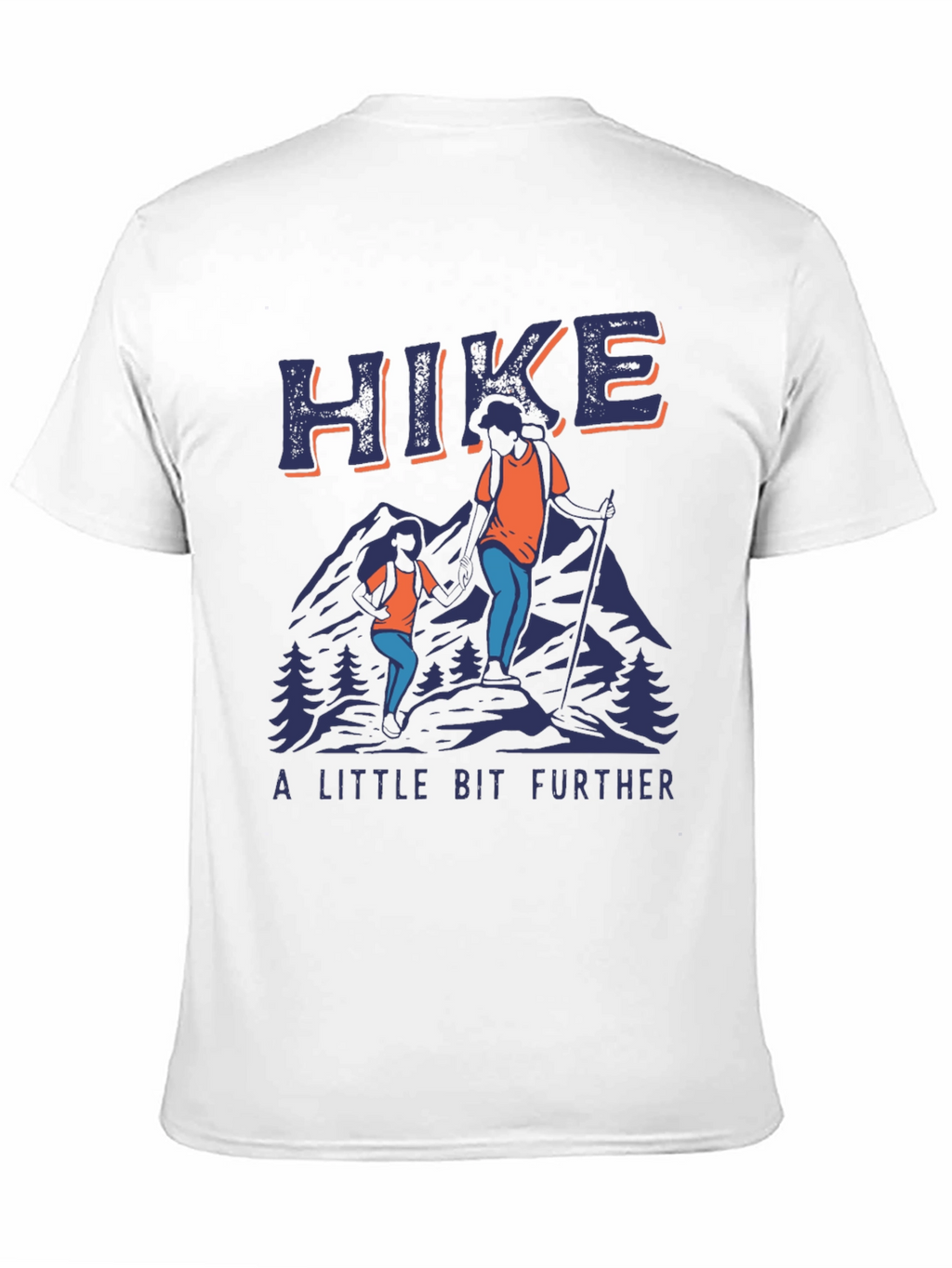Hike Further T-Shirt - Mountain Adventure Tee