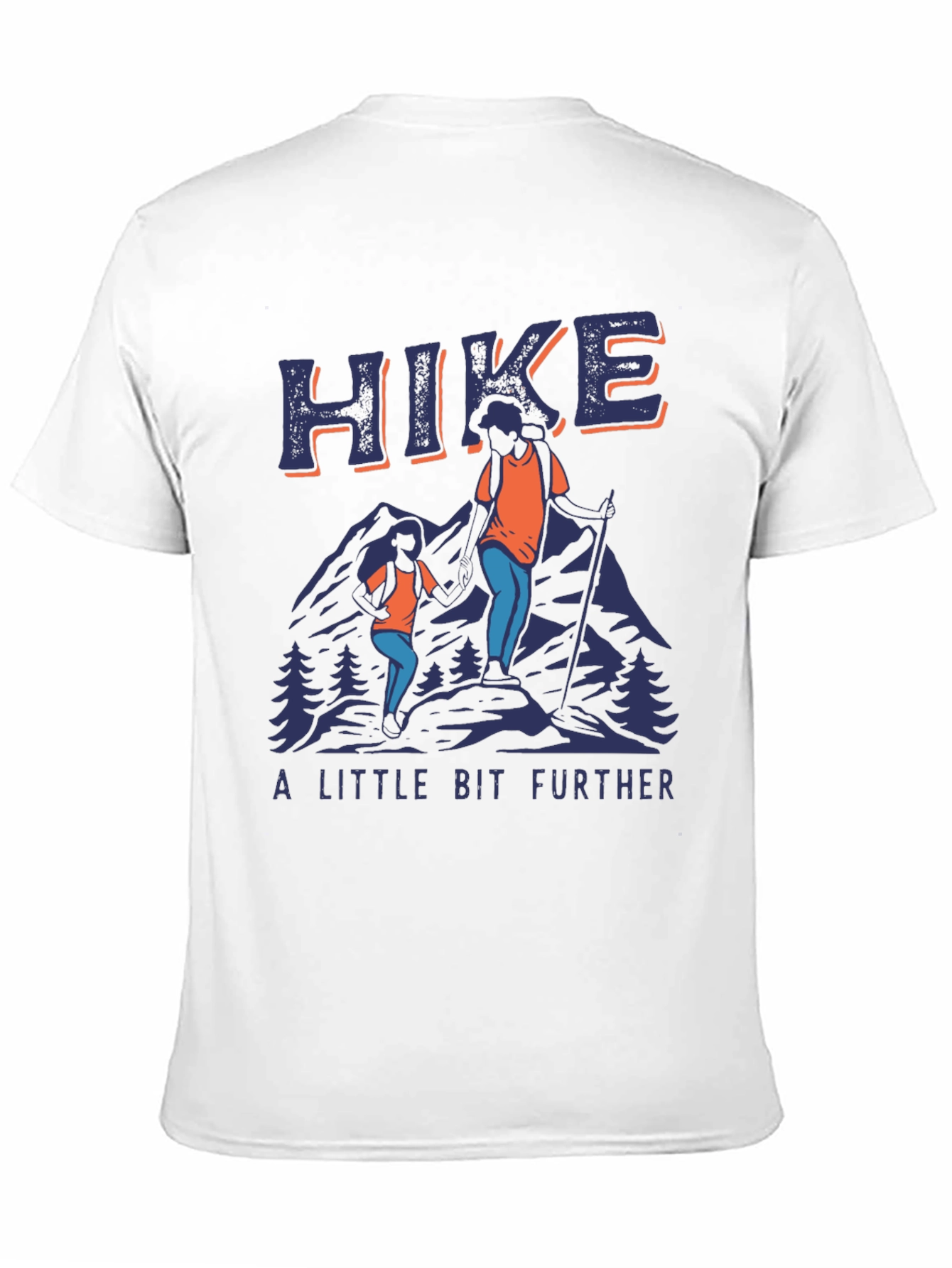Hike Further T-Shirt - Mountain Adventure Tee