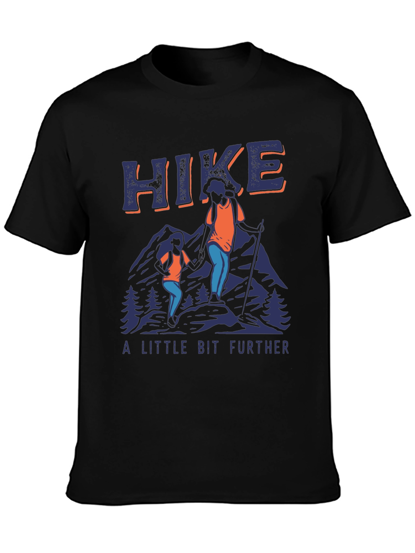 Hike Further T-Shirt - Mountain Adventure Tee