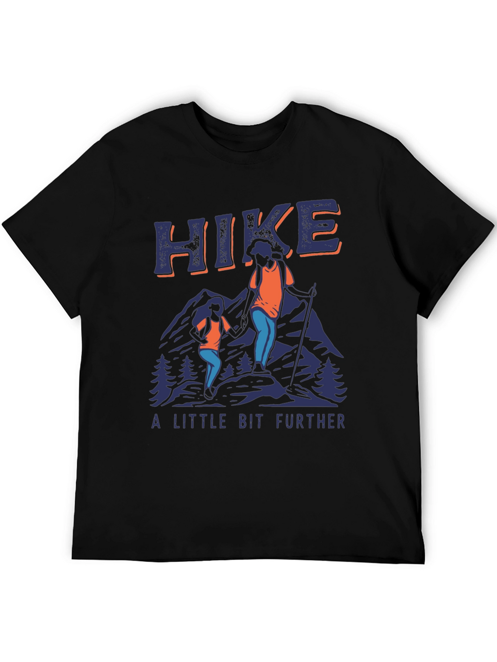 Hike Further T-Shirt - Mountain Adventure Tee