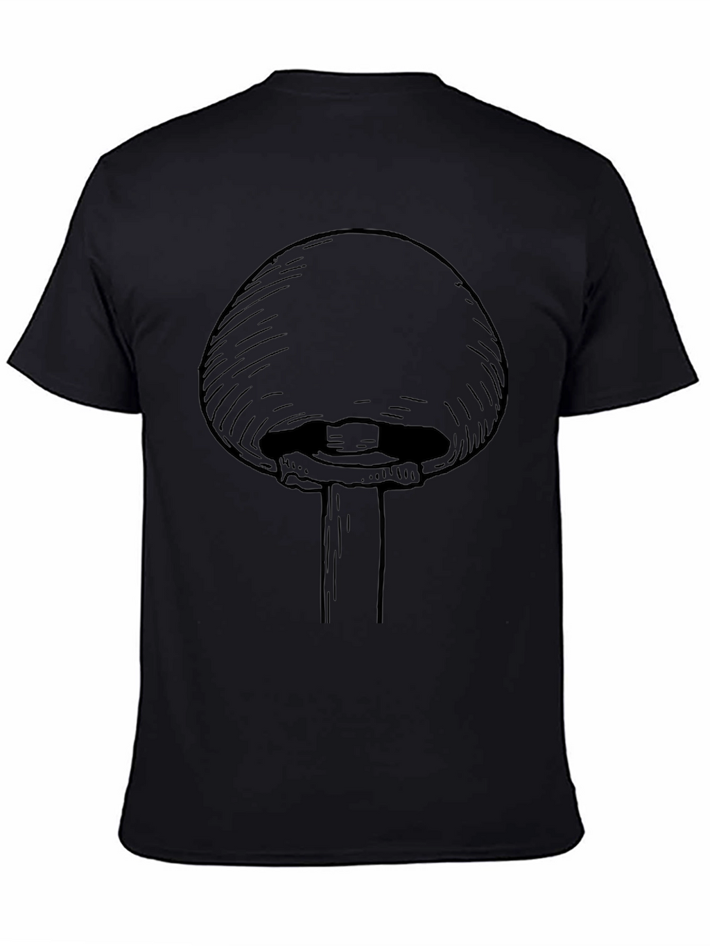 Mushroom Graphic T-Shirt - Unisex Black Tee