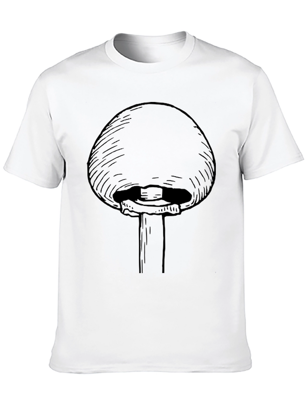 Mushroom Graphic T-Shirt - Unisex Black Tee
