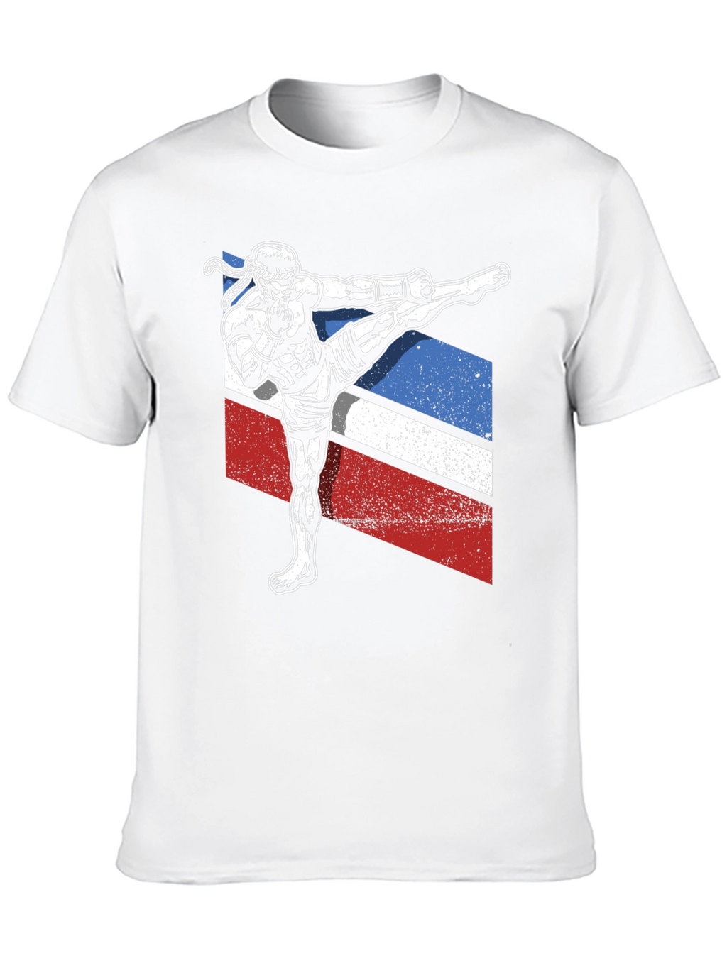 Muay Thai Kickboxer Graphic Tee - Black