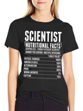 Scientist Nutritional Facts T-Shirt