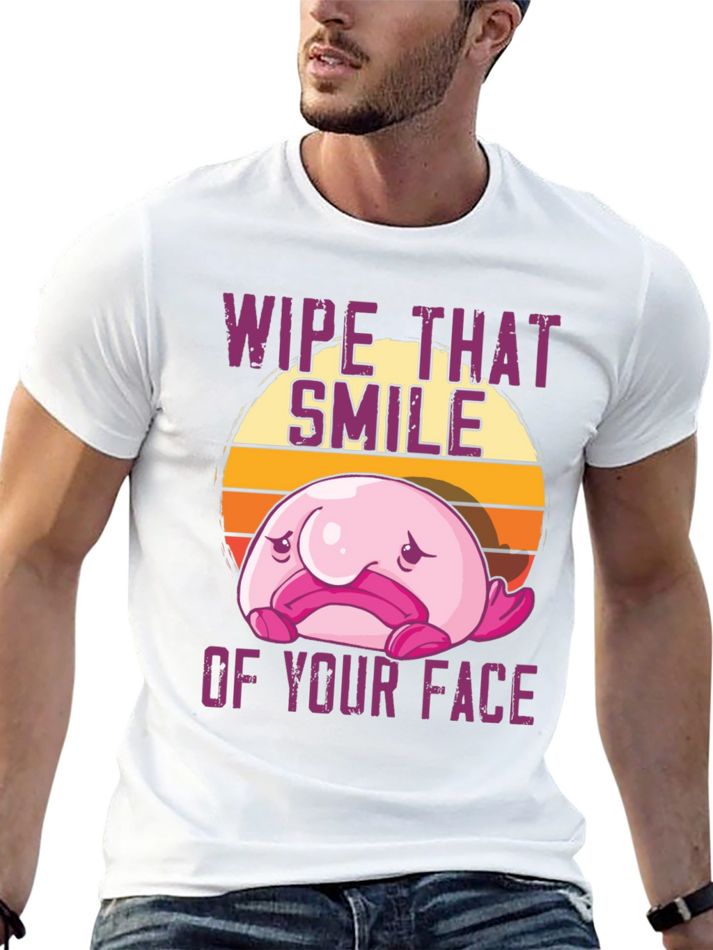 Wipe That Smile Off Your Face Blobfish T-Shirt