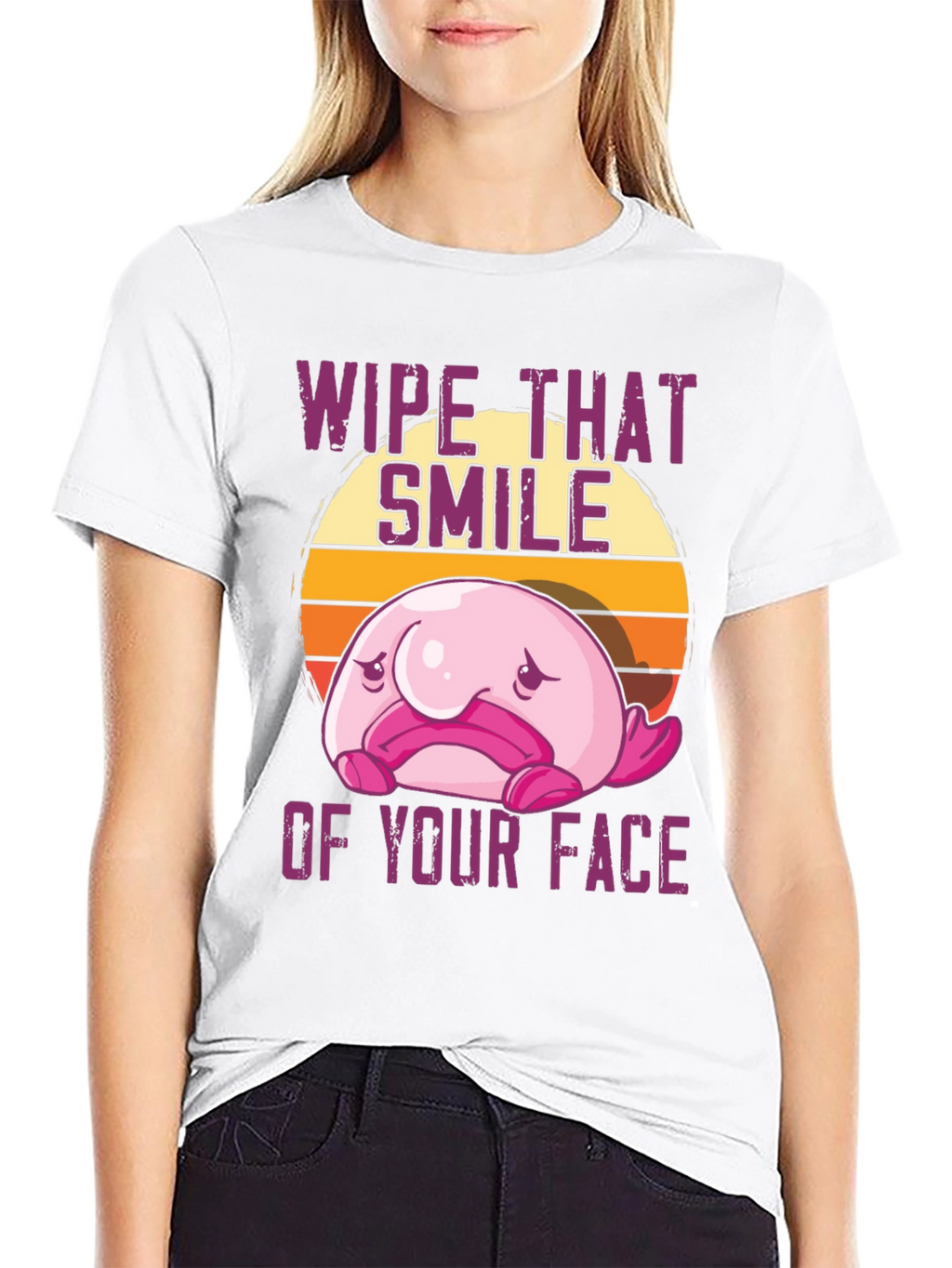 Wipe That Smile Off Your Face Blobfish T-Shirt